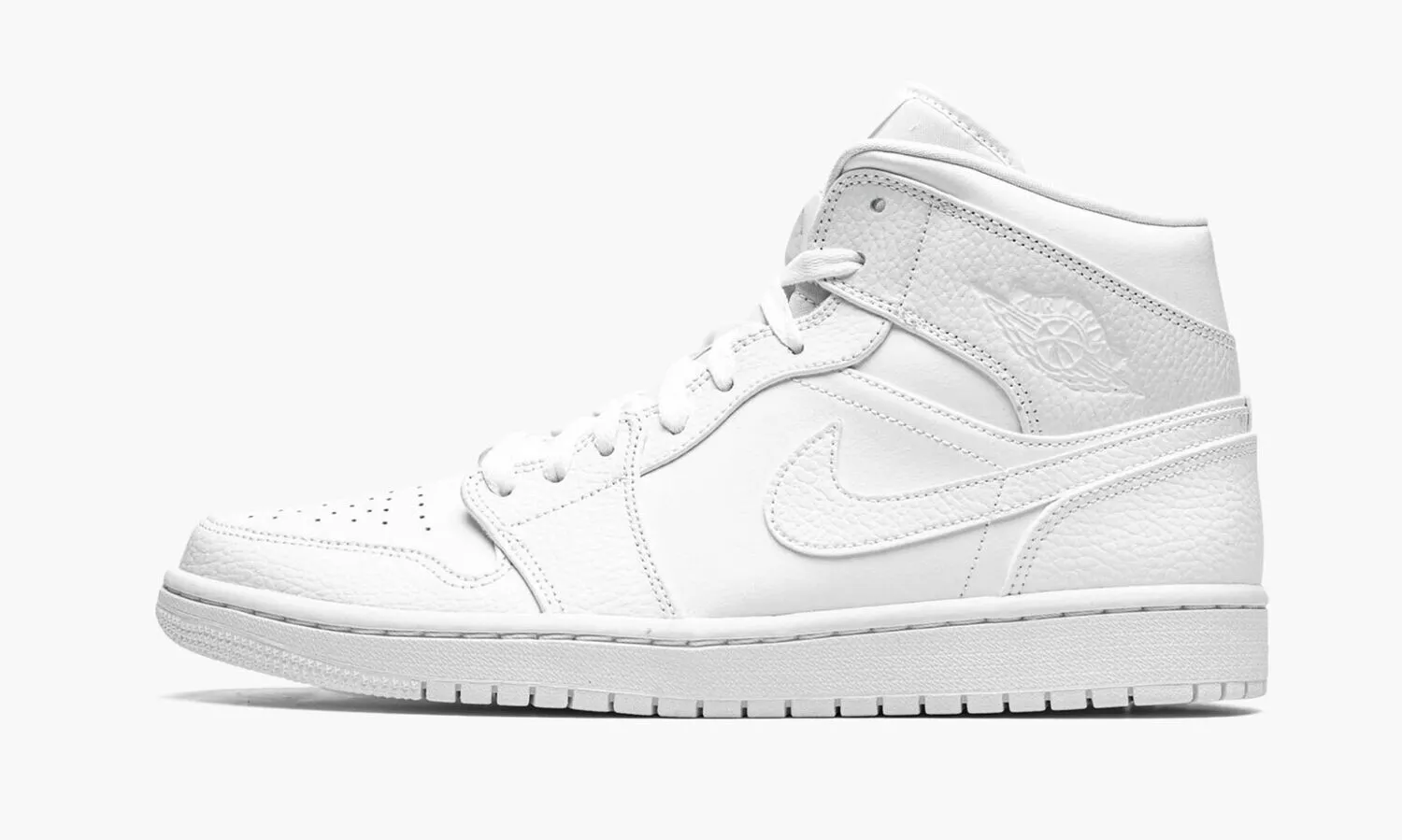 JORDAN 1 MID Triple White - beetsneakers