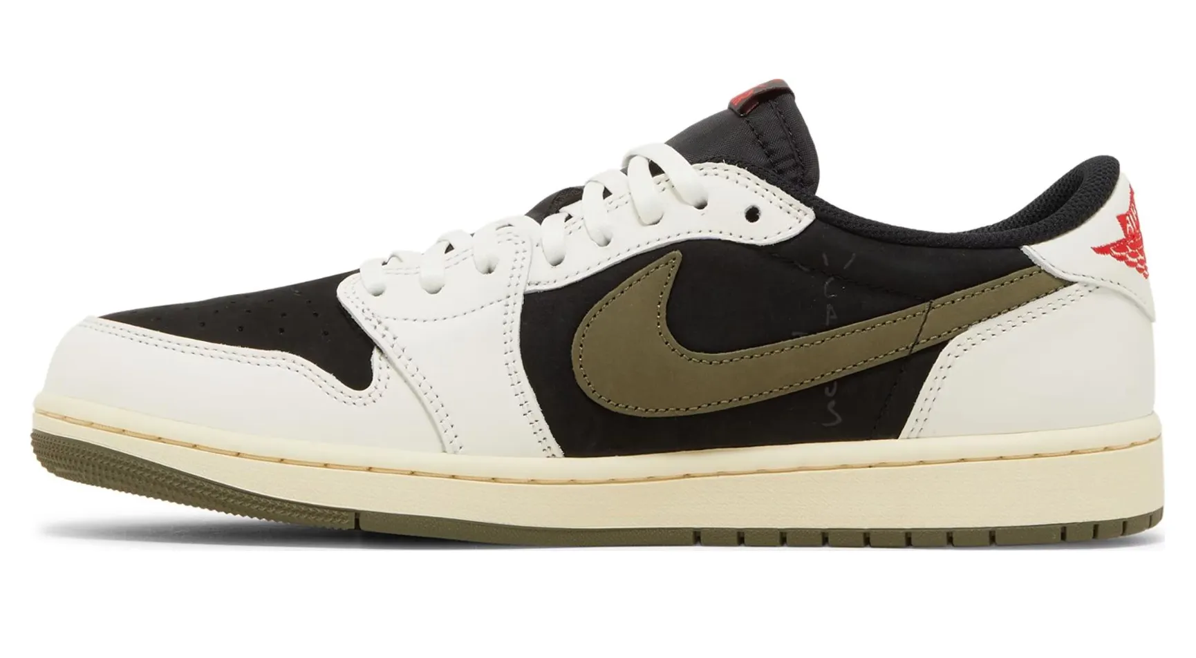 Jordan 1 Retro Low OG SP Travis Scott Olive - beetsneakers