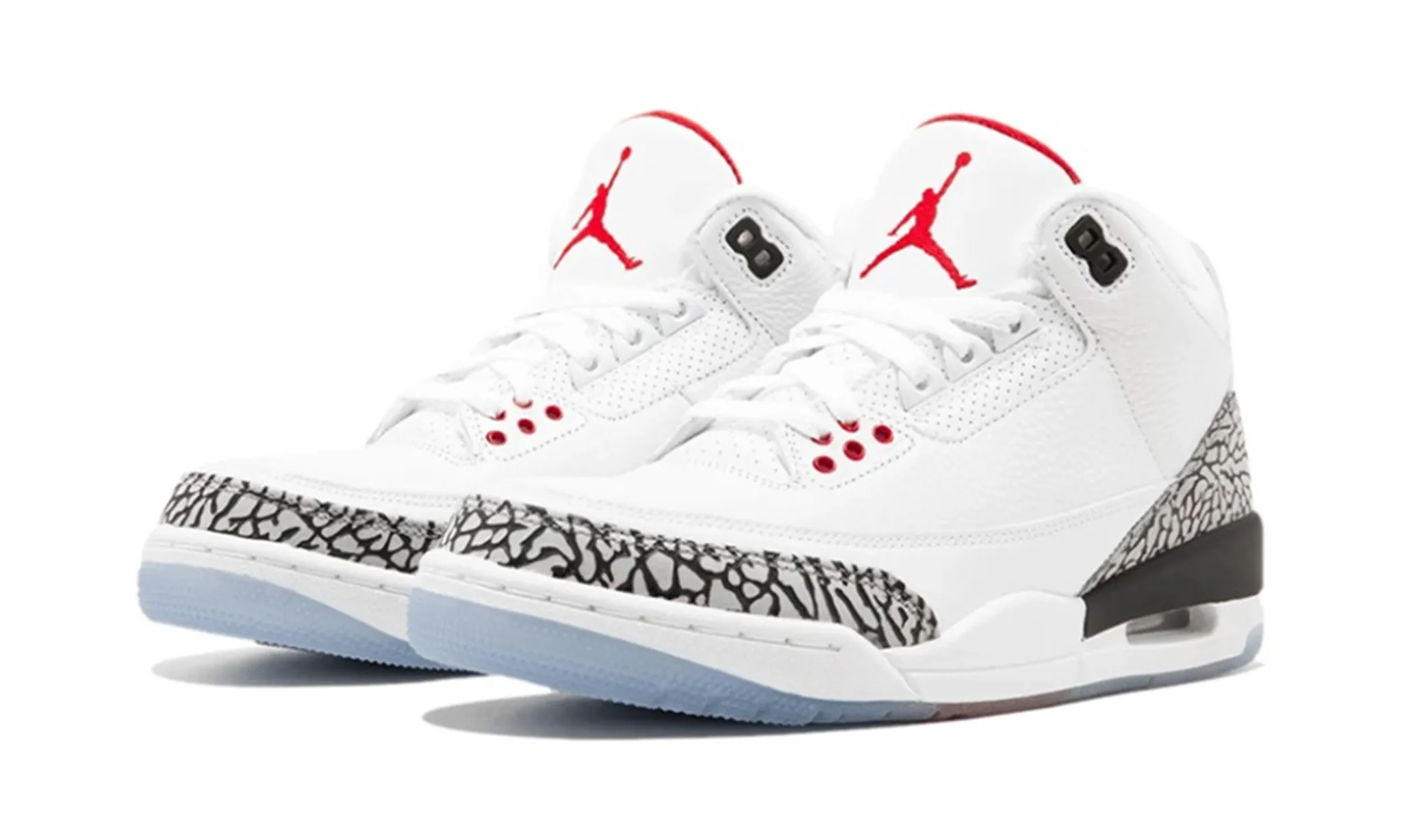 Jordan 3 Retro Free Throw Line White Cement(2018) - beetsneakers