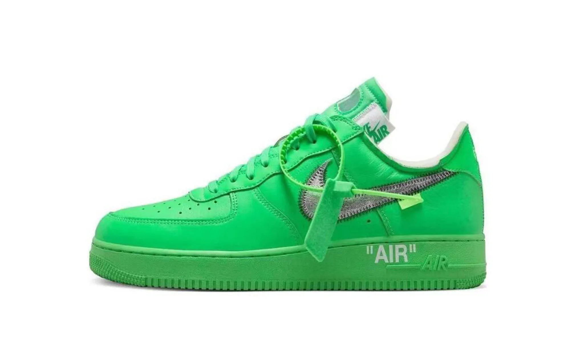 Nike Air Force 1 Low Off White Light Green Spark - beetsneakers