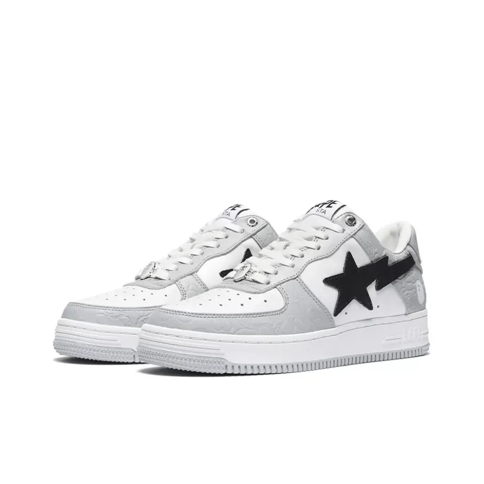 Bape Sta Low Grey Black - beetsneakers