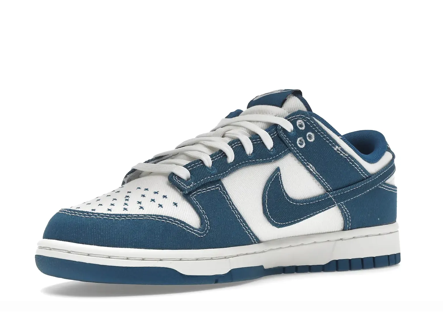 Nike Dunk Low Industrial Blue Sashiko - beetsneakers