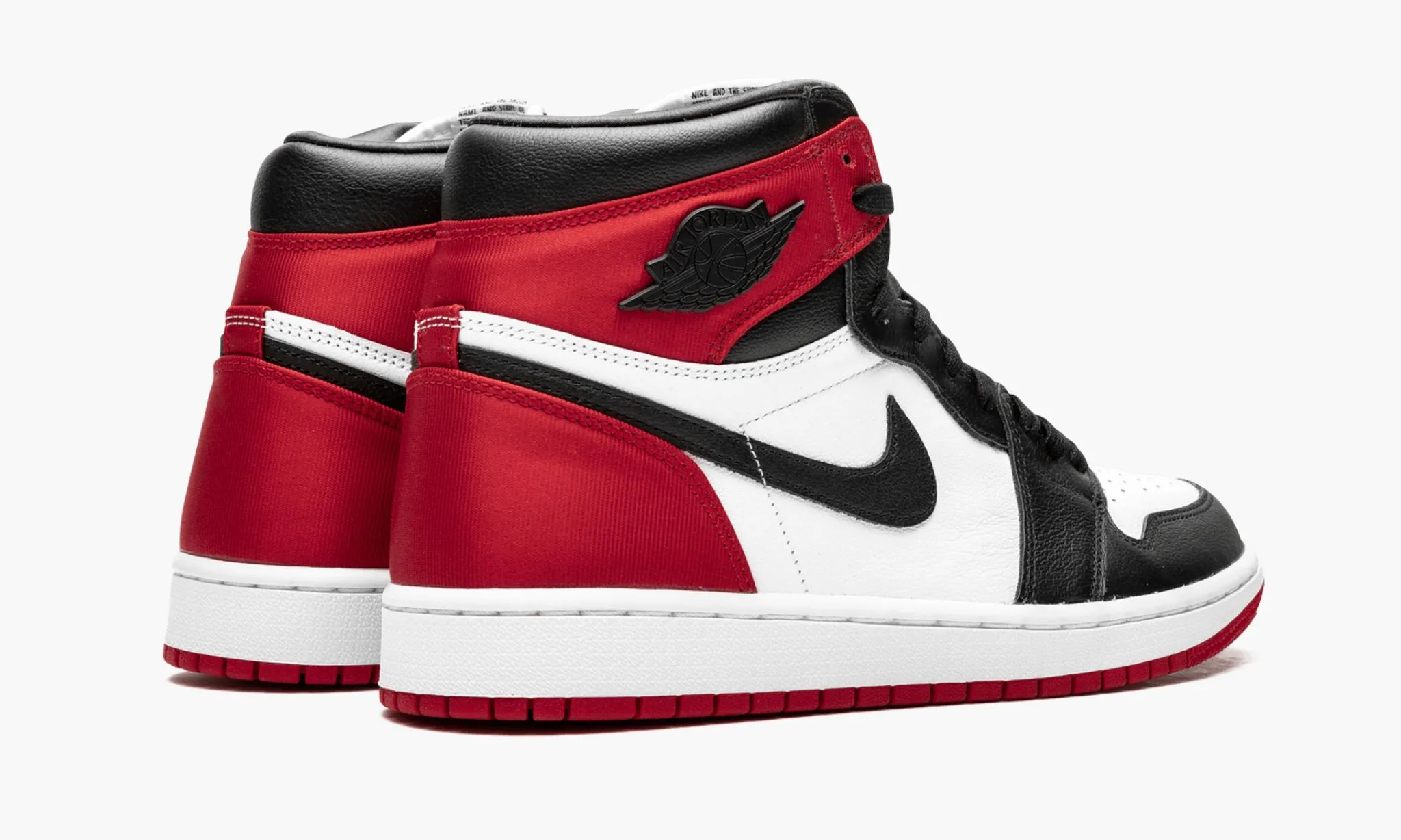 JORDAN 1 HIGH OG Satin Black Toe - beetsneakers