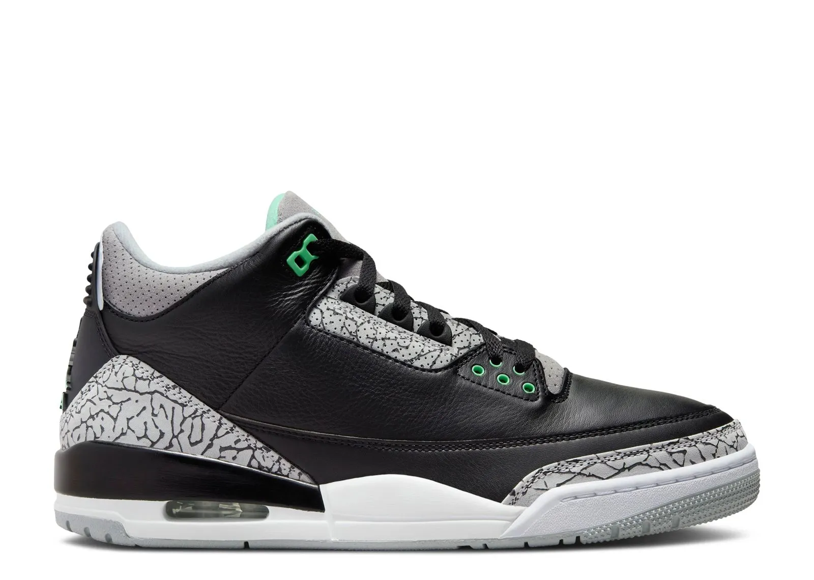 Jordan 3 Retro Green Glow - beetsneakers