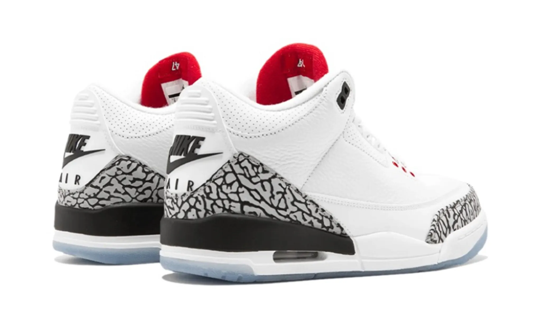 Jordan 3 Retro Free Throw Line White Cement(2018) - beetsneakers