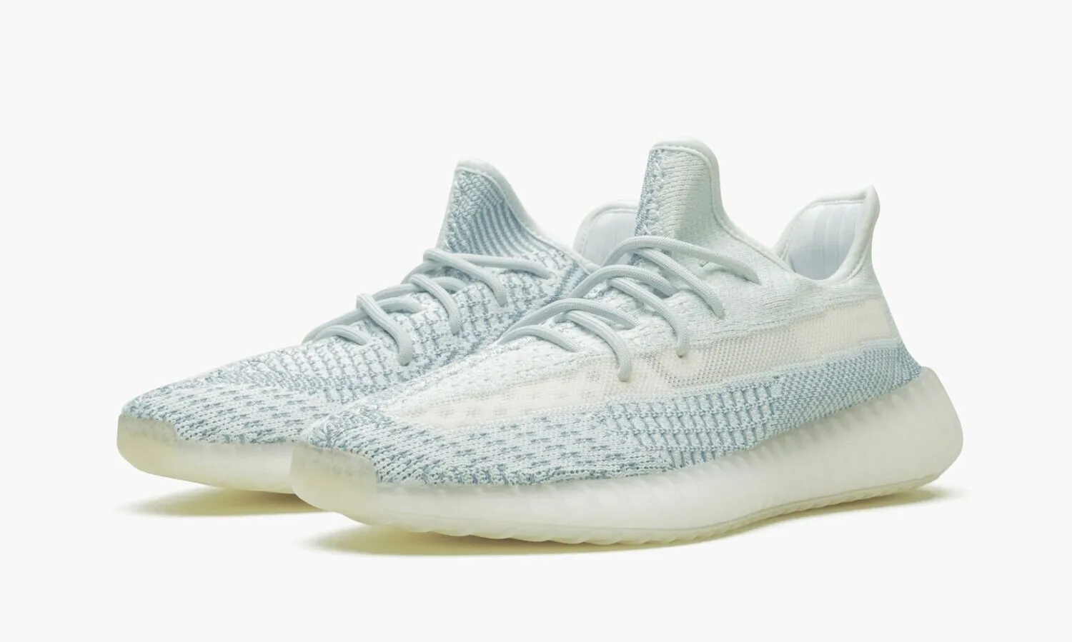 YEEZY BOOST 350 V2 REFLECTIVE Cloud White - beetsneakers