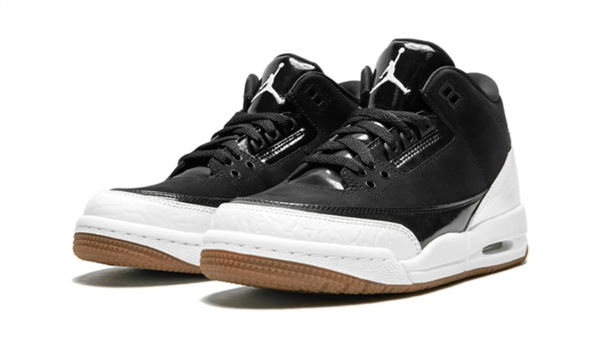 Jordan 3 Retro Black White Gum - beetsneakers