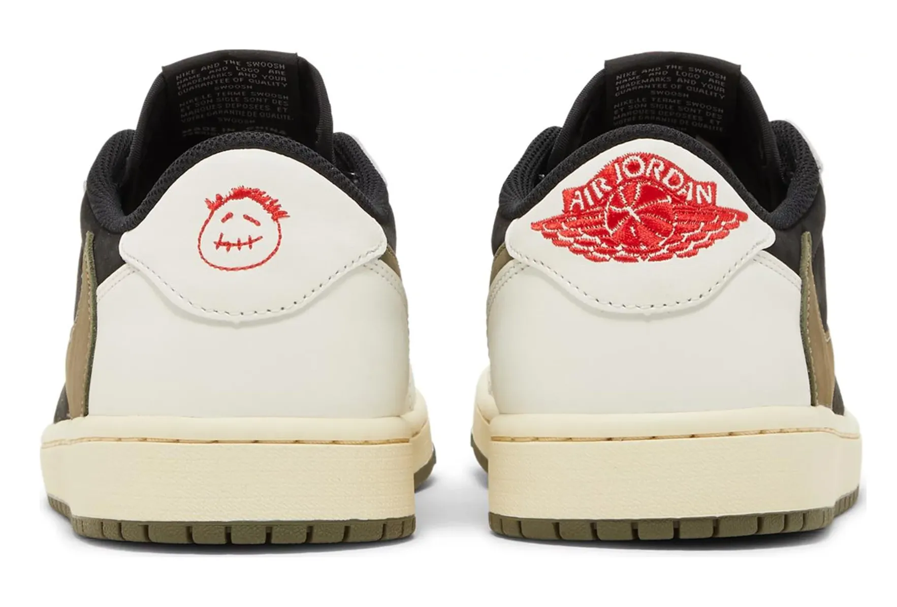 Jordan 1 Retro Low OG SP Travis Scott Olive - beetsneakers