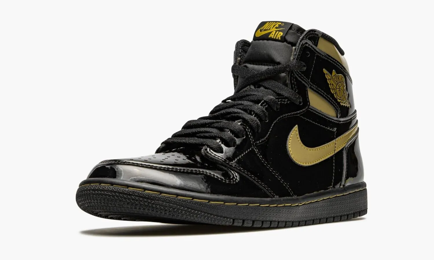 JORDAN 1 RETRO HIGH OG Black Metallic Gold - beetsneakers