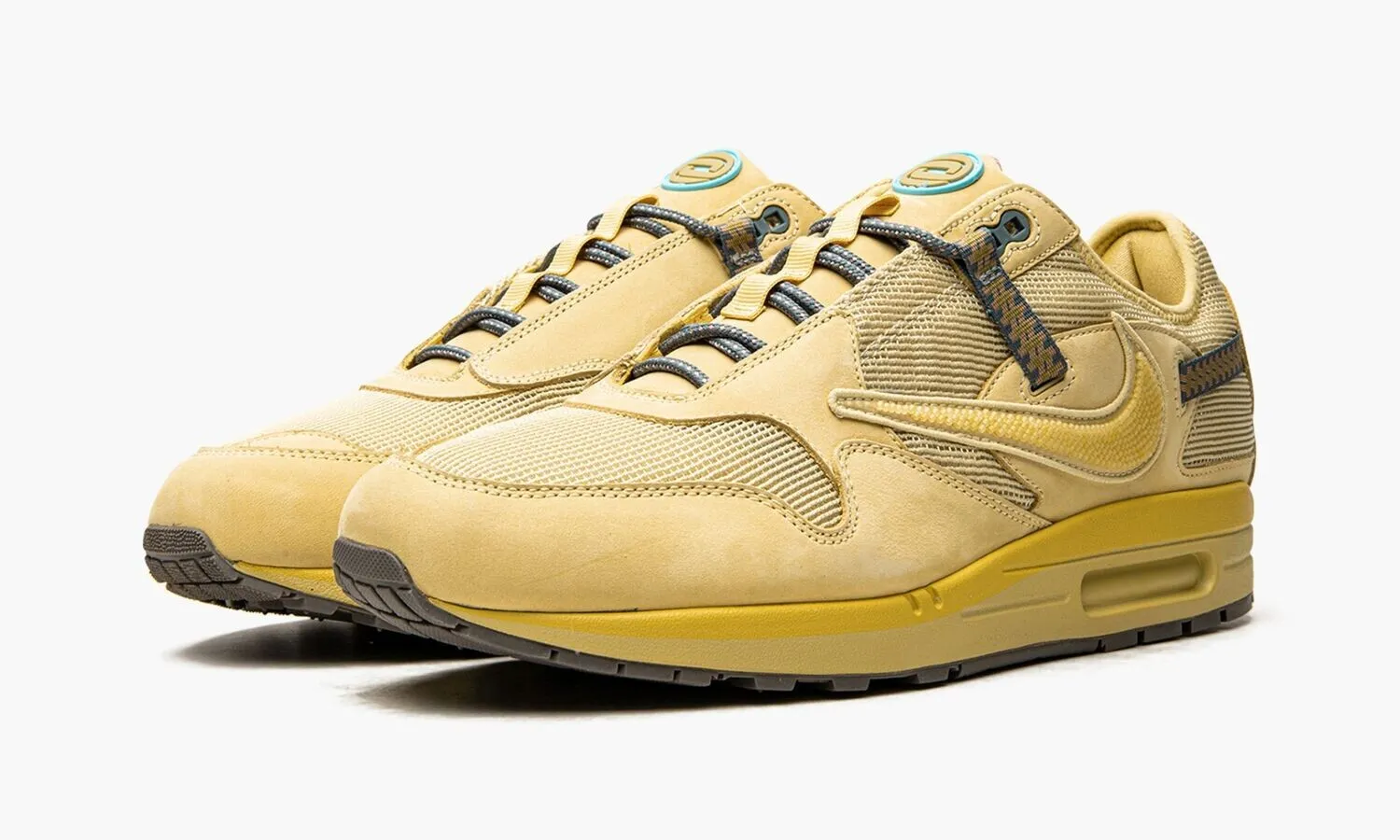 NIKE AIR MAX 1 Travis Scott Saturn Gold - beetsneakers