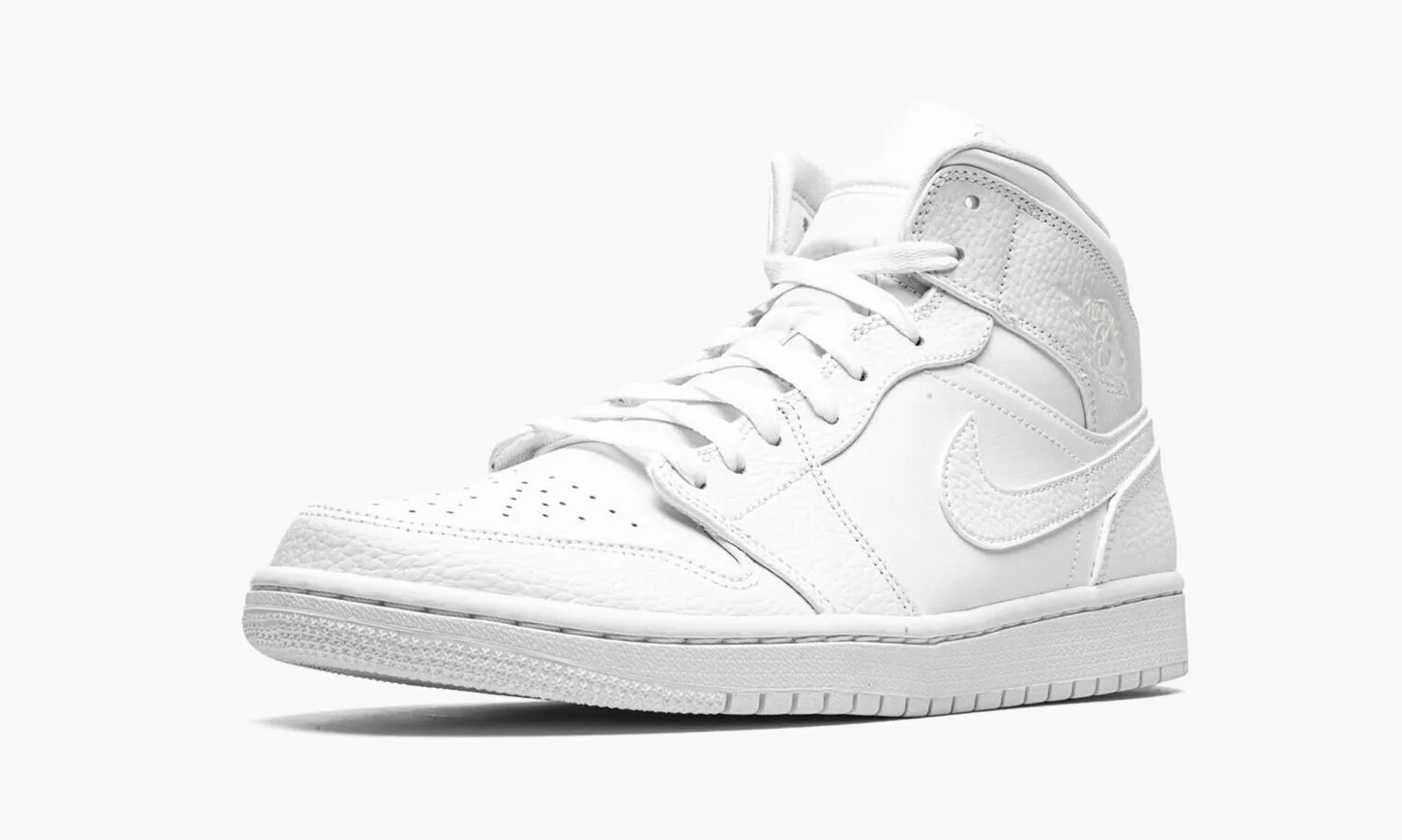 JORDAN 1 MID Triple White - beetsneakers