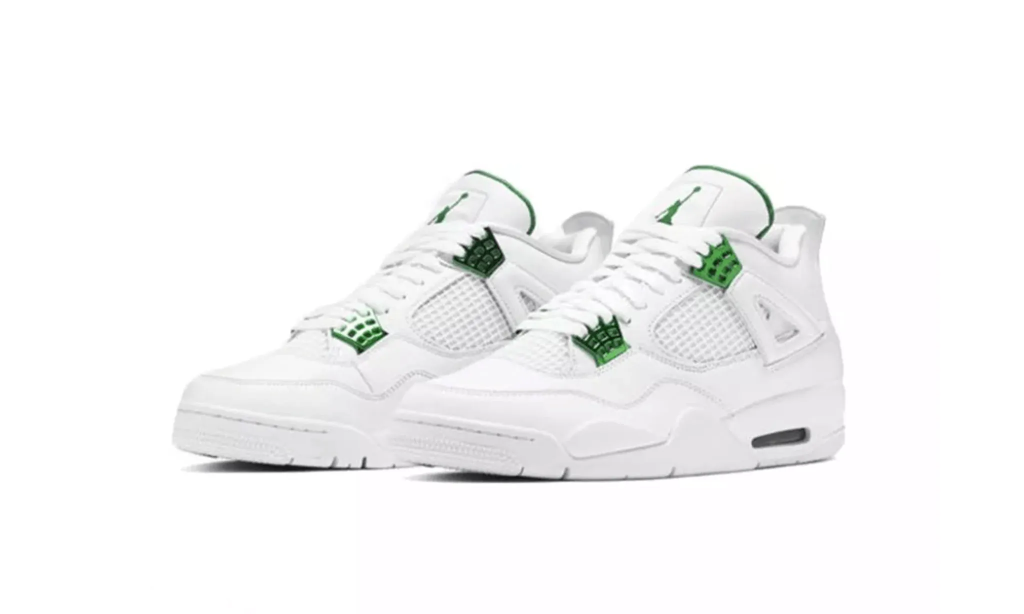 Jordan 4 Retro Metallic Green - beetsneakers