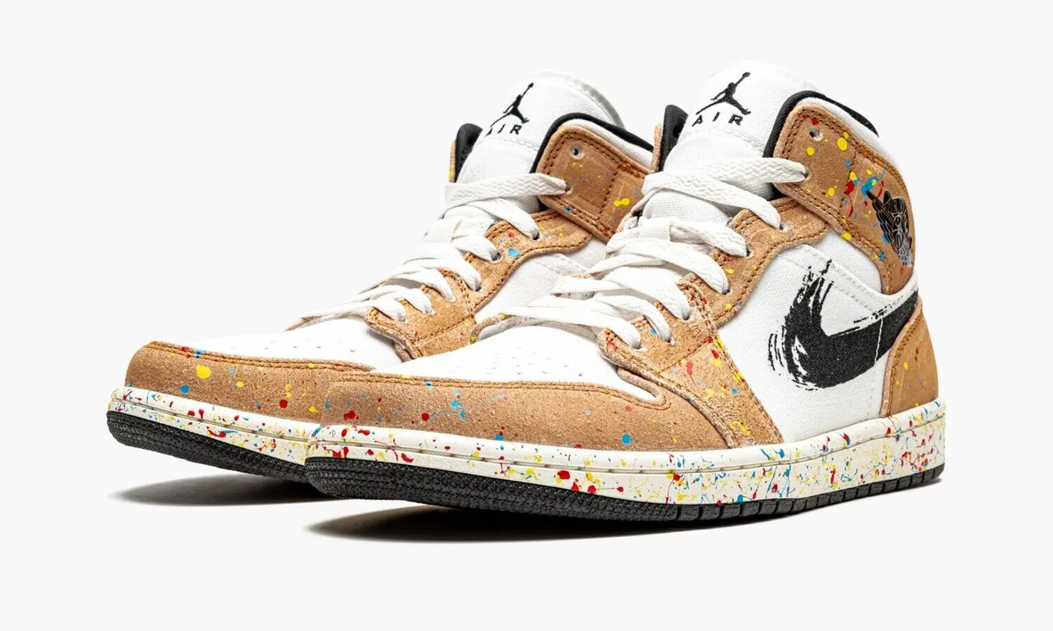 JORDAN 1 MID SE Brushstroke - beetsneakers