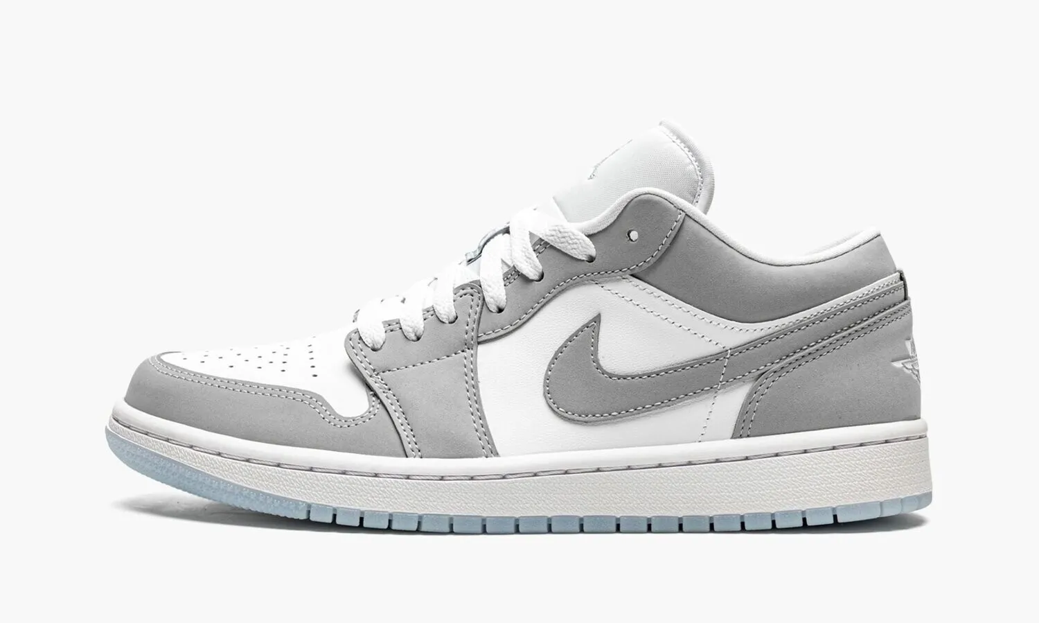 JORDAN 1 LOW White Wolf Grey - beetsneakers