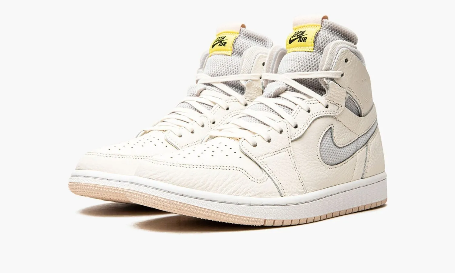 Jordan 1 High Zoom Pearl White - beetsneakers