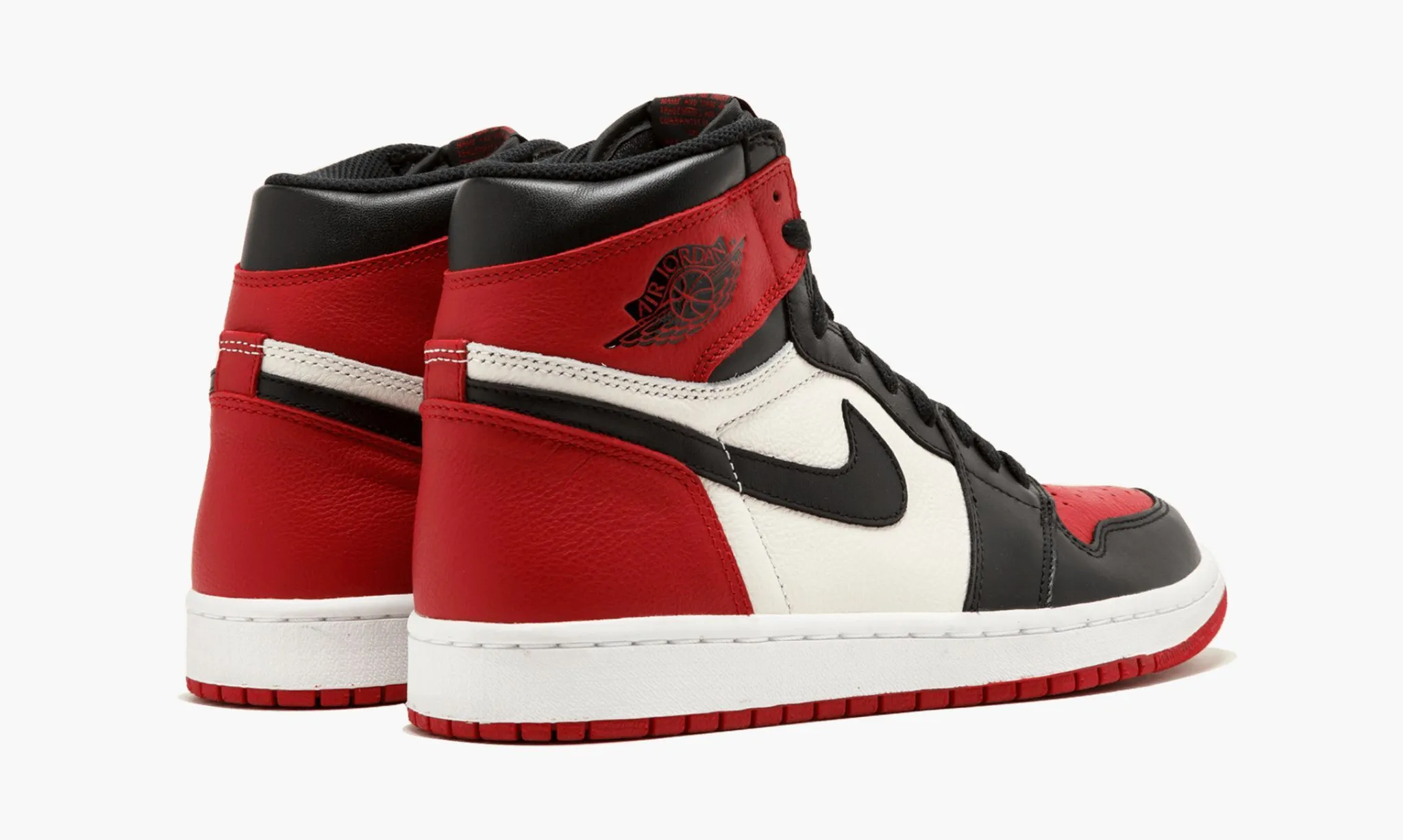 JORDAN 1 RETRO HIGH Bred Toe - beetsneakers