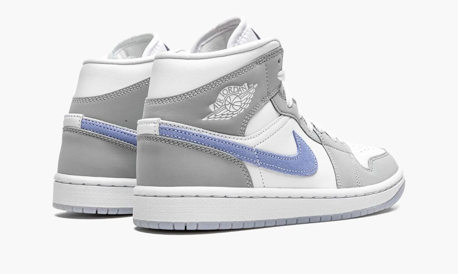 JORDAN 1 MID Wolf Grey Aluminum - beetsneakers