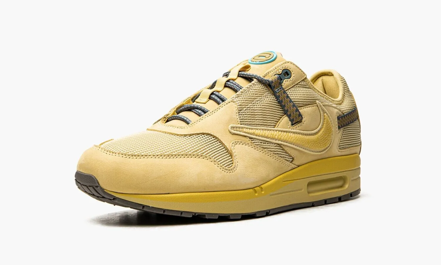 NIKE AIR MAX 1 Travis Scott Saturn Gold - beetsneakers