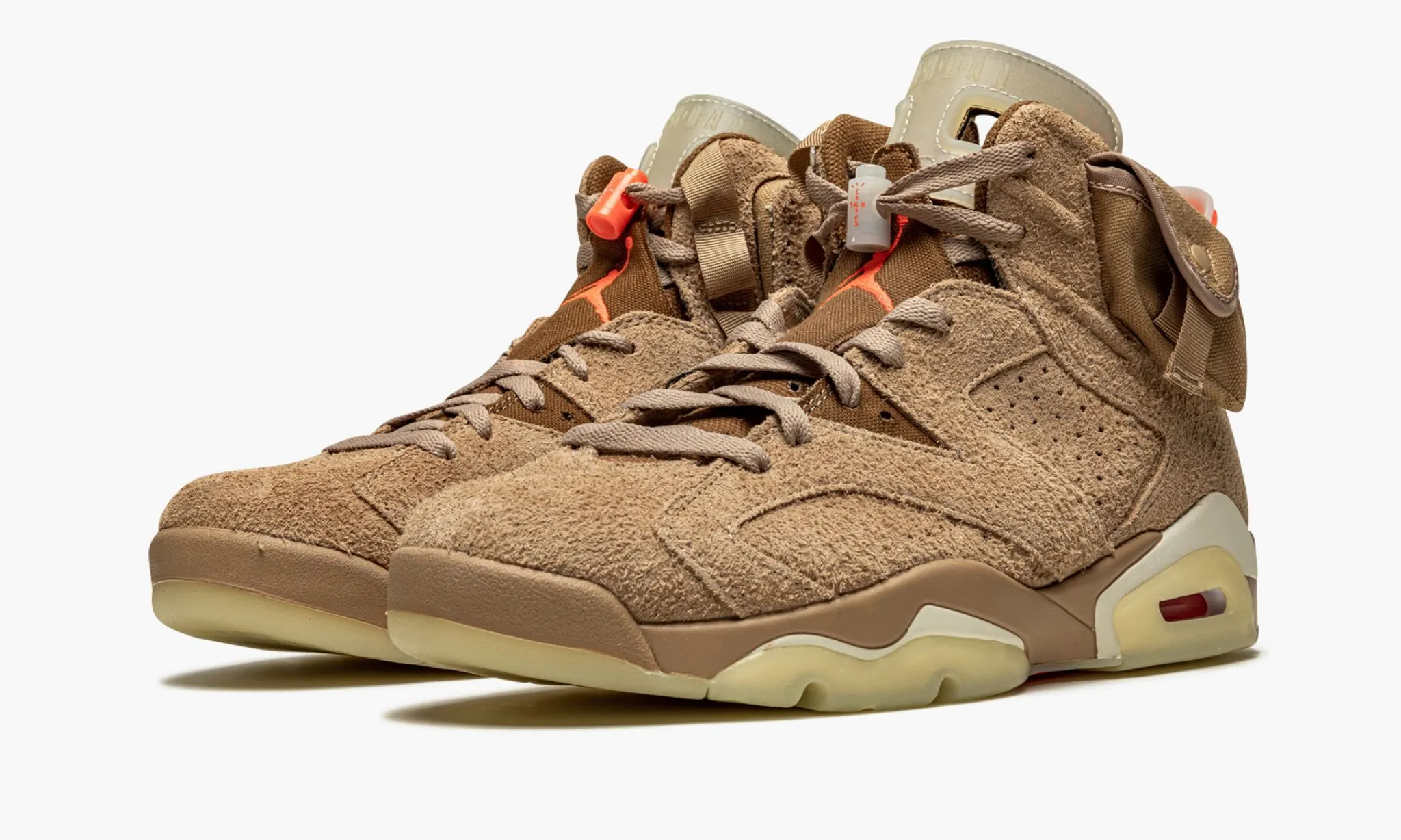 JORDAN 6 RETRO TRAVIS SCOTT BRITISH KHAKI - beetsneakers