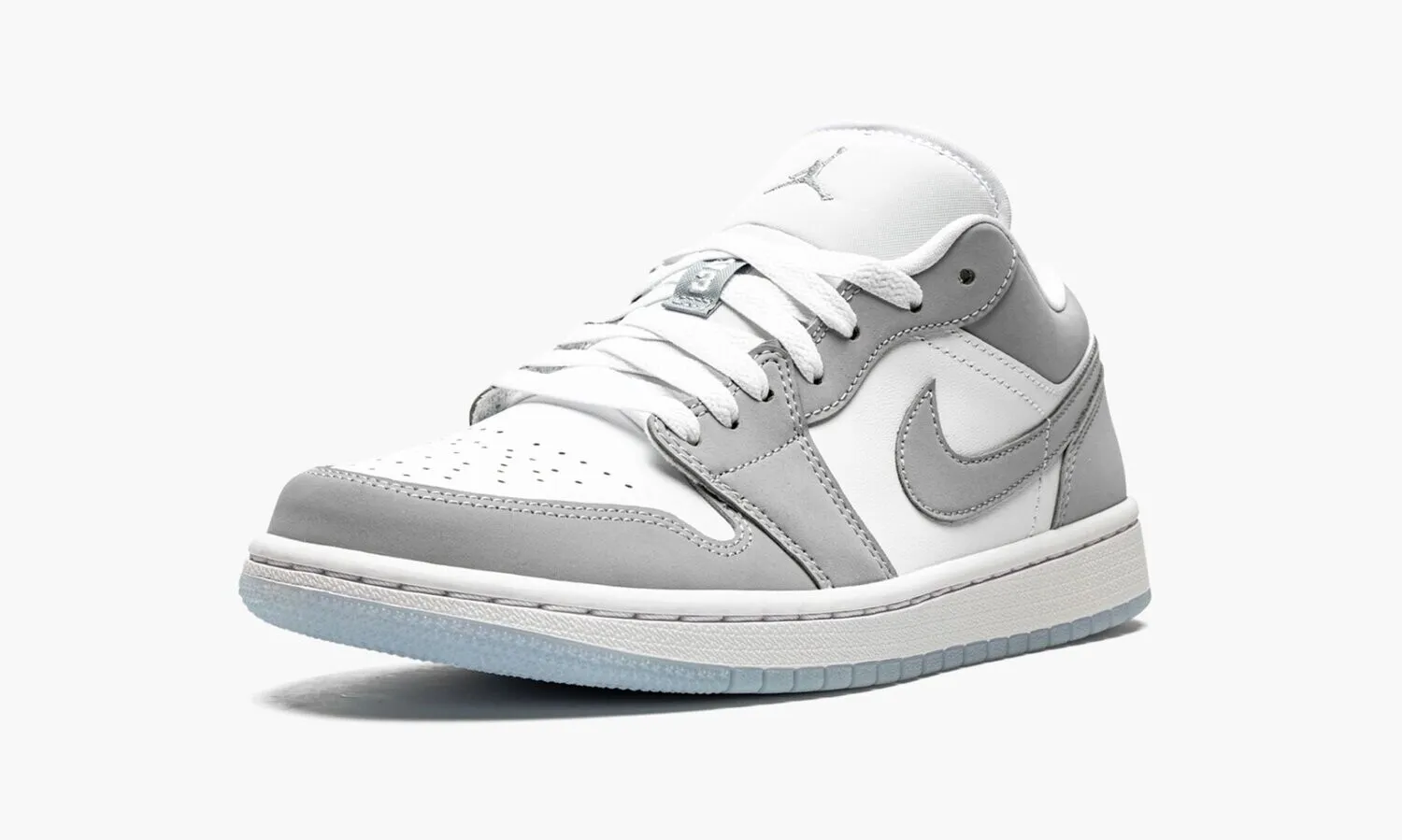 JORDAN 1 LOW White Wolf Grey - beetsneakers