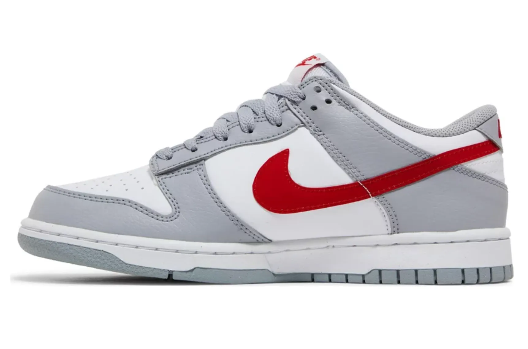 NIKE DUNK LOW GS Grey Red - beetsneakers