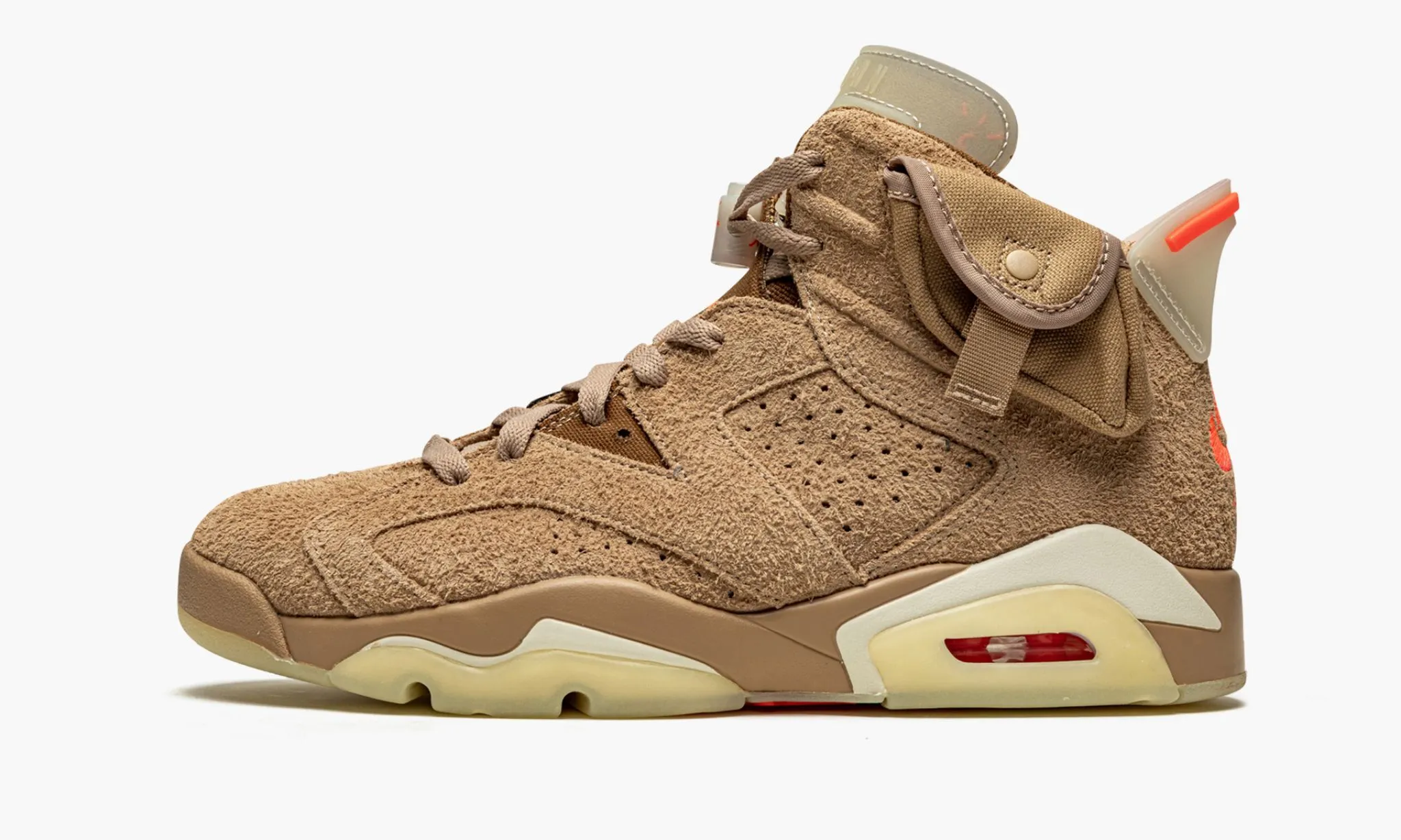 travis scott air jordan 6 retro british khaki