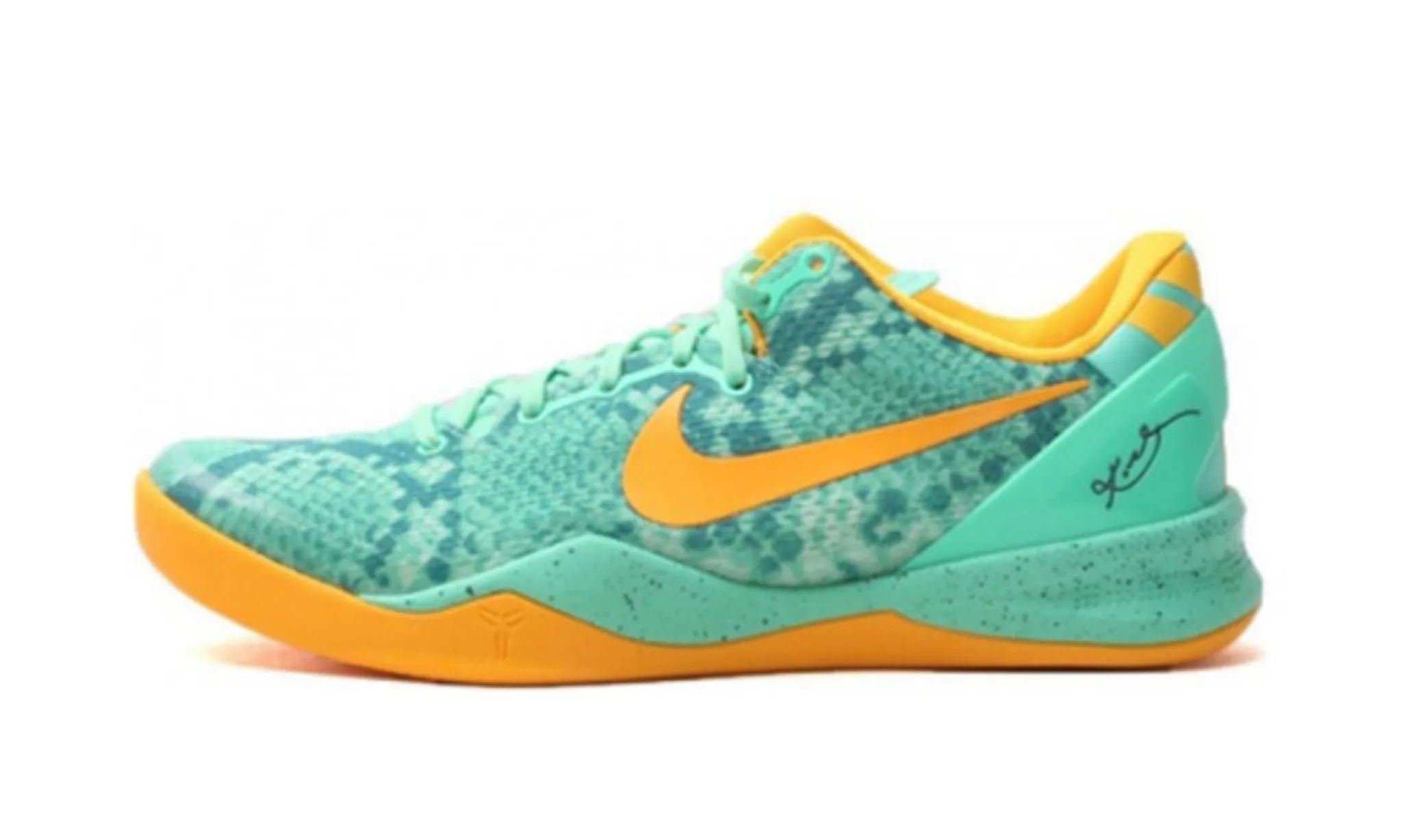 Nike Kobe 8 System Green Glow Laser Orange - beetsneakers