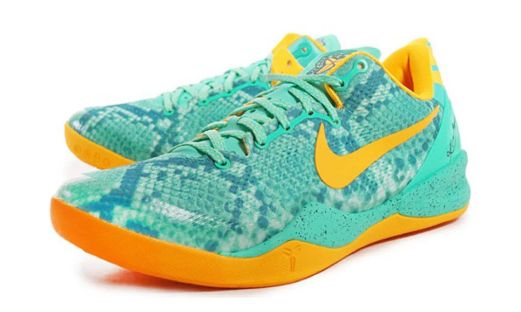 Nike Kobe 8 System Green Glow Laser Orange - beetsneakers