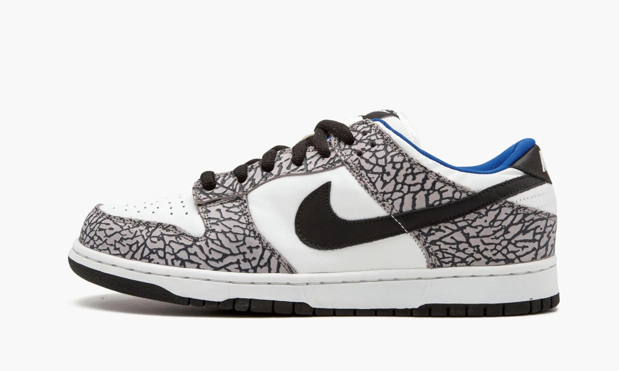 NIKE SB DUNK LOW PRO Supreme White Cement - beetsneakers