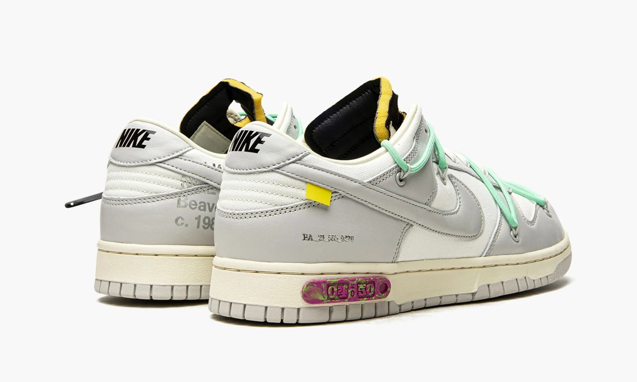 NIKE DUNK LOW OFF WHITE Lot 04 50 - beetsneakers