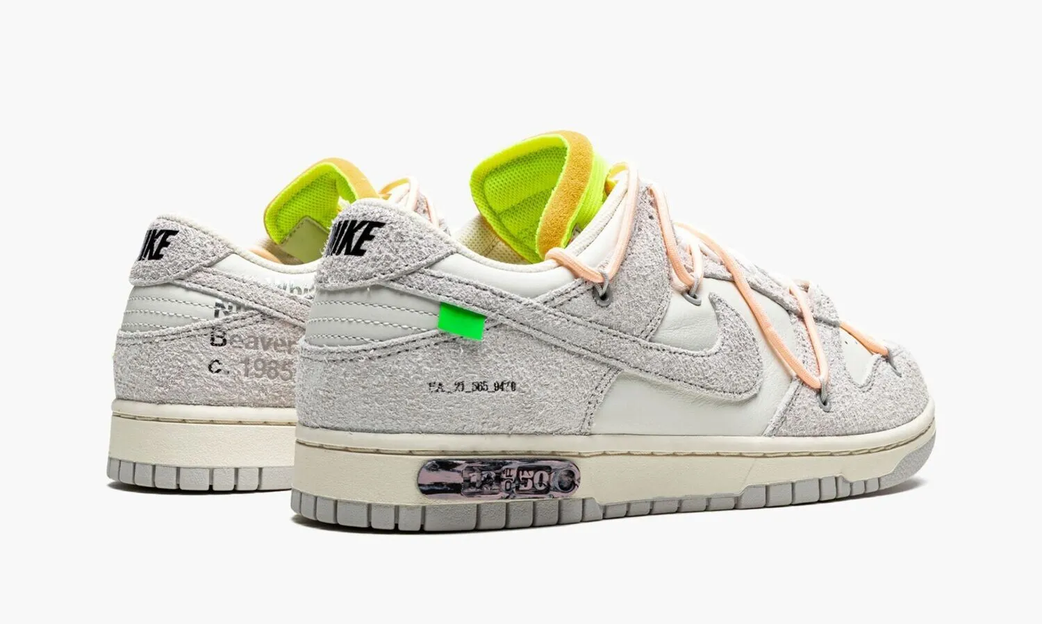 NIKE DUNK LOW Off White Lot 12 50 - beetsneakers