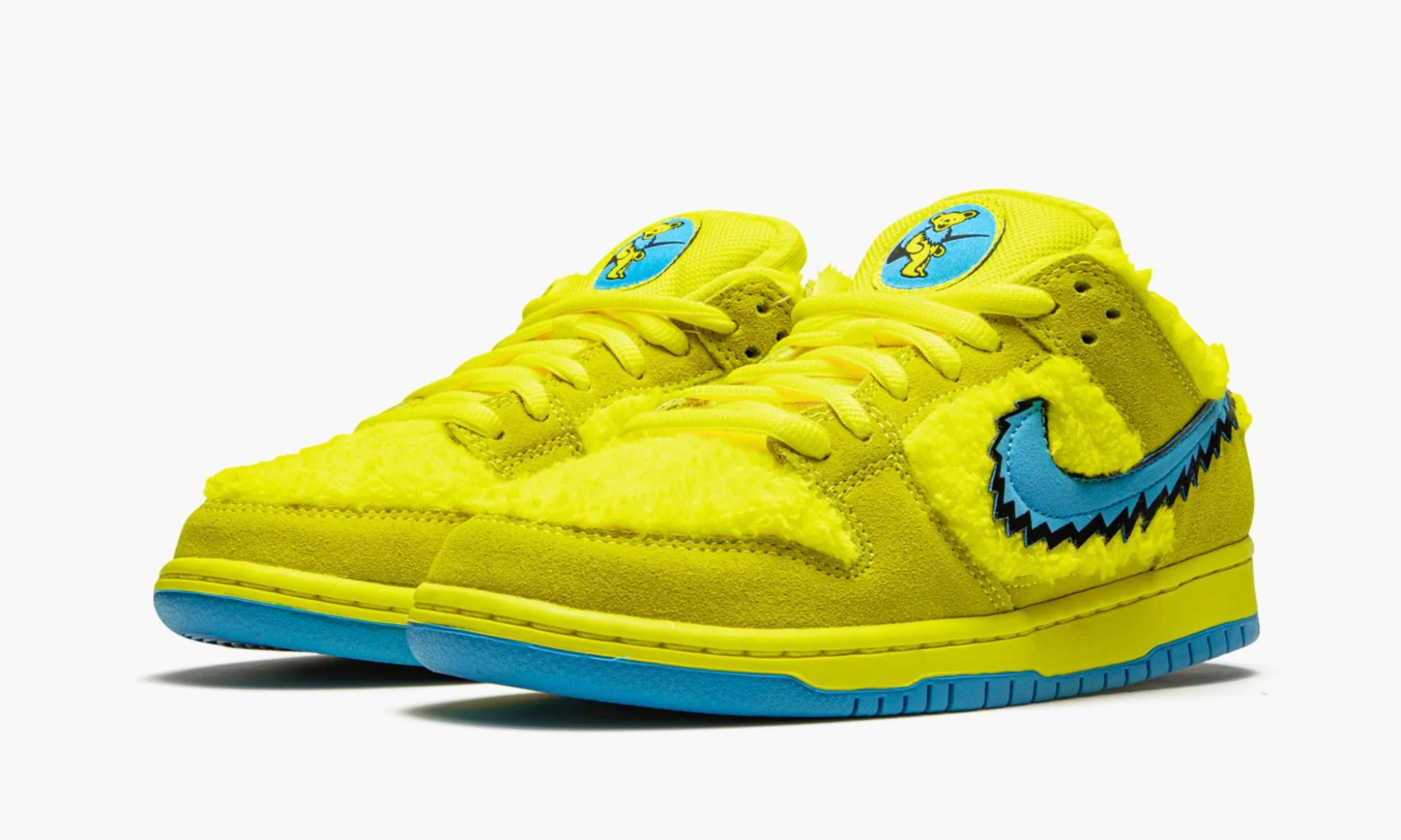 NIKE SB DUNK LOW Grateful Dead Yellow  Bear - beetsneakers