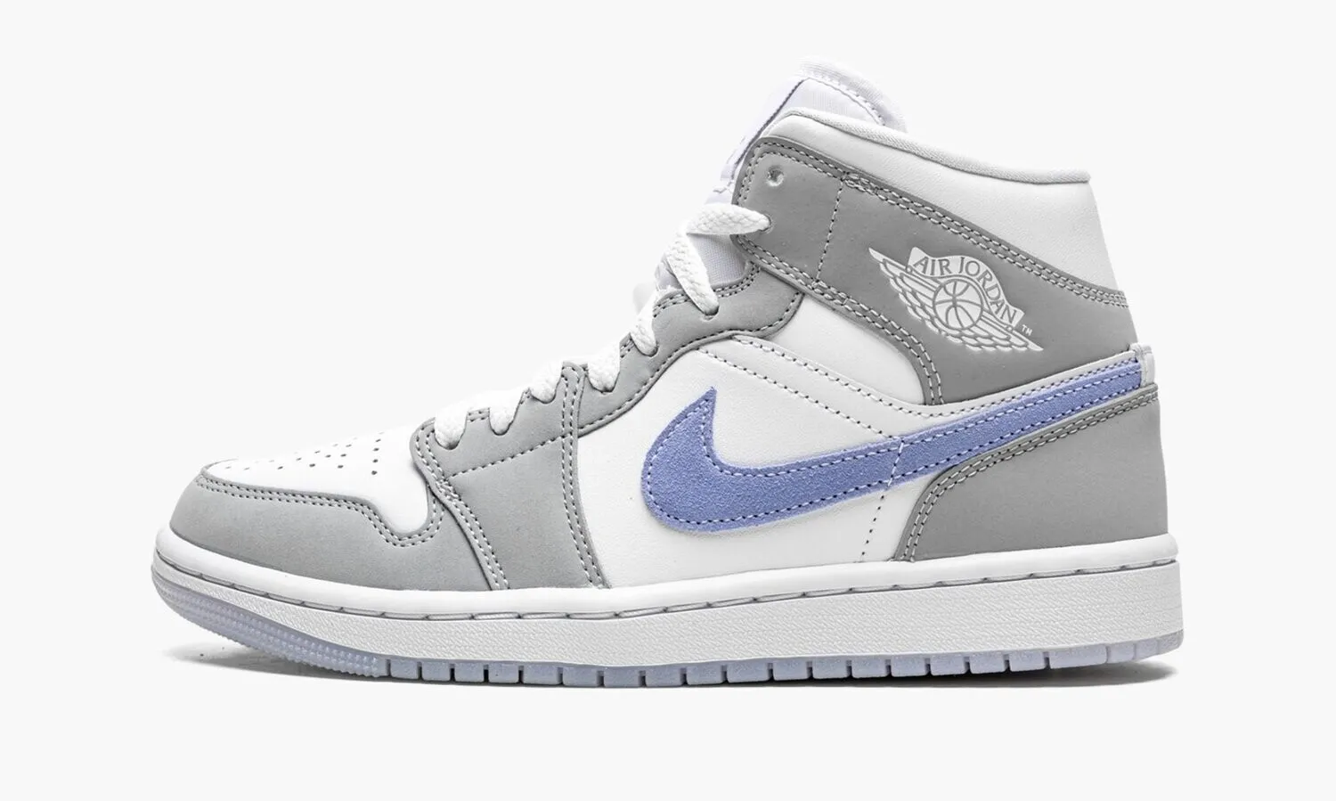 JORDAN 1 MID Wolf Grey Aluminum - beetsneakers