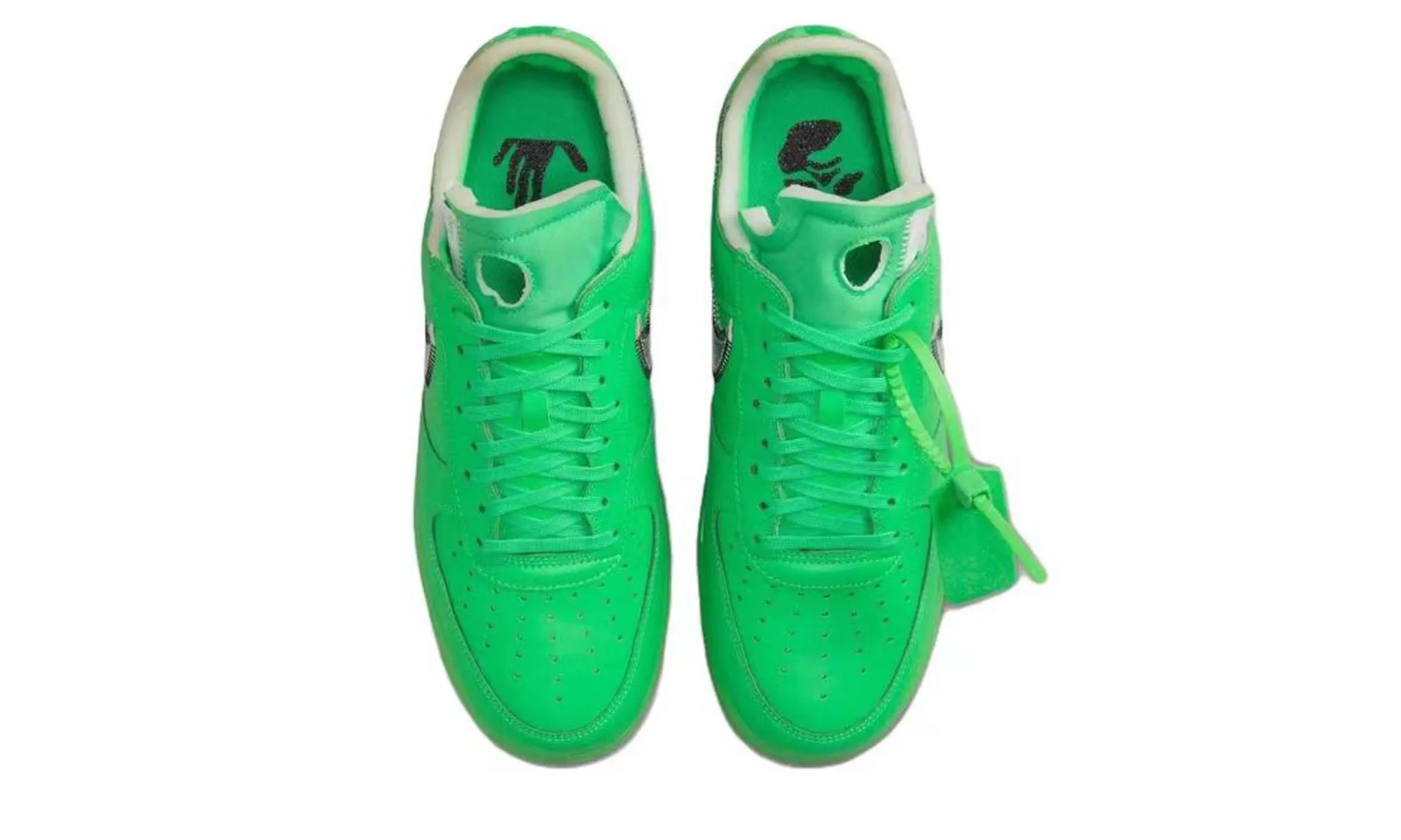 Nike Air Force 1 Low Off White Light Green Spark - beetsneakers