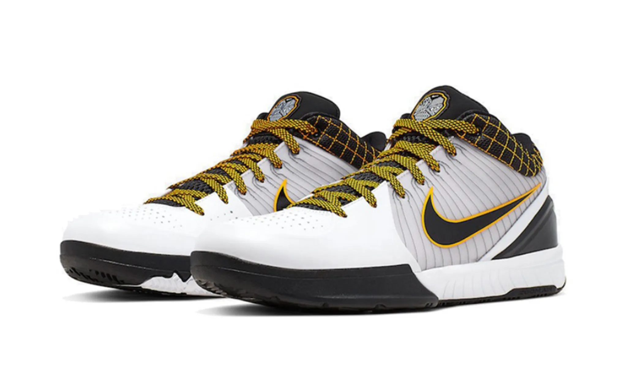 Nike Kobe 4 Protro White Black Del Sol - beetsneakers