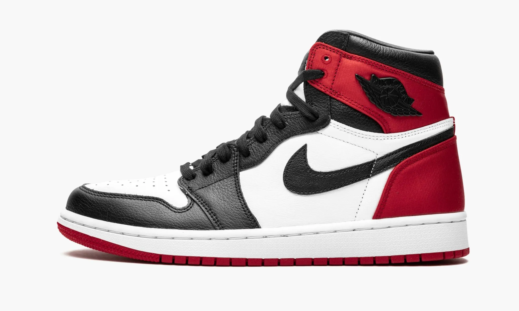 JORDAN 1 HIGH OG Satin Black Toe - beetsneakers