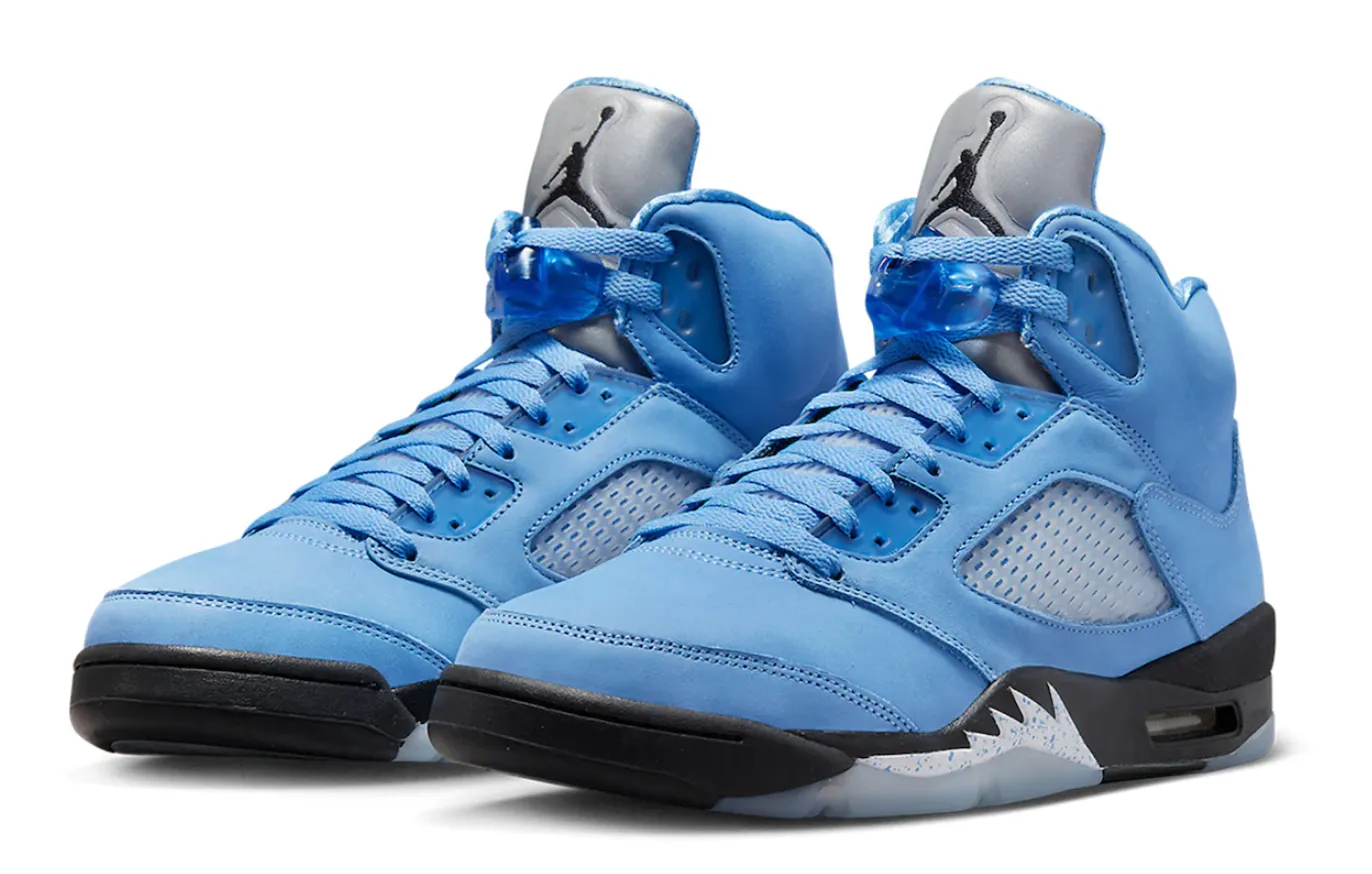 Jordan 5 Retro UNC University Blue - beetsneakers