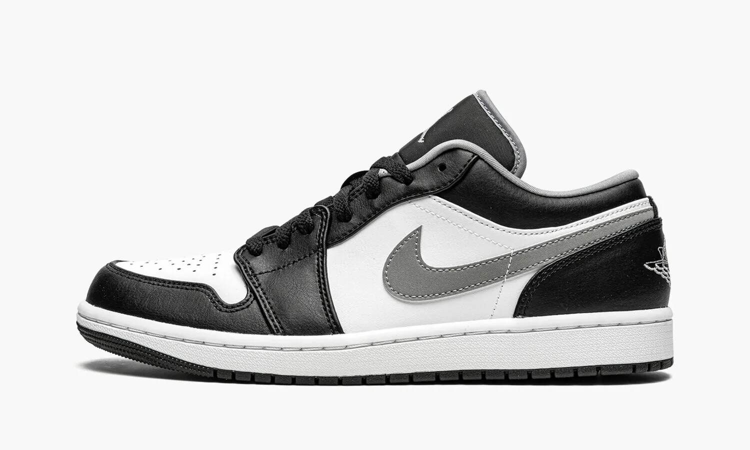 JORDAN 1 LOW Black Particle Grey - beetsneakers