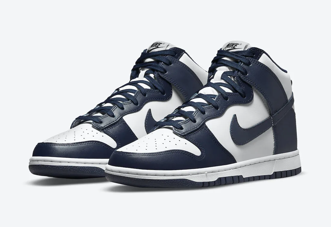 Nike Dunk High Championship Navy - beetsneakers
