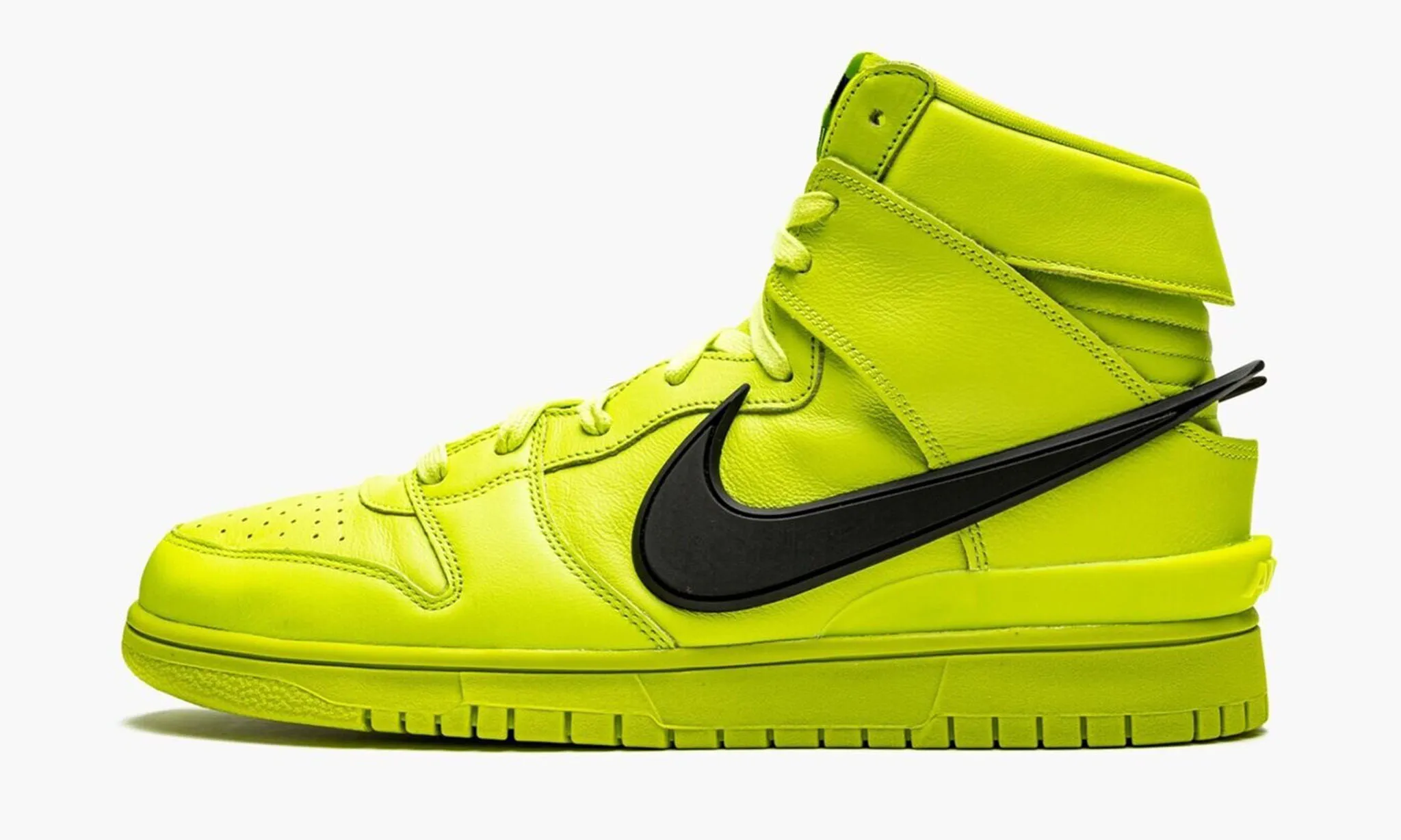 NIKE X AMBUSH DUNK HIGH ATOMIC GREEN SNEAKERS - beetsneakers