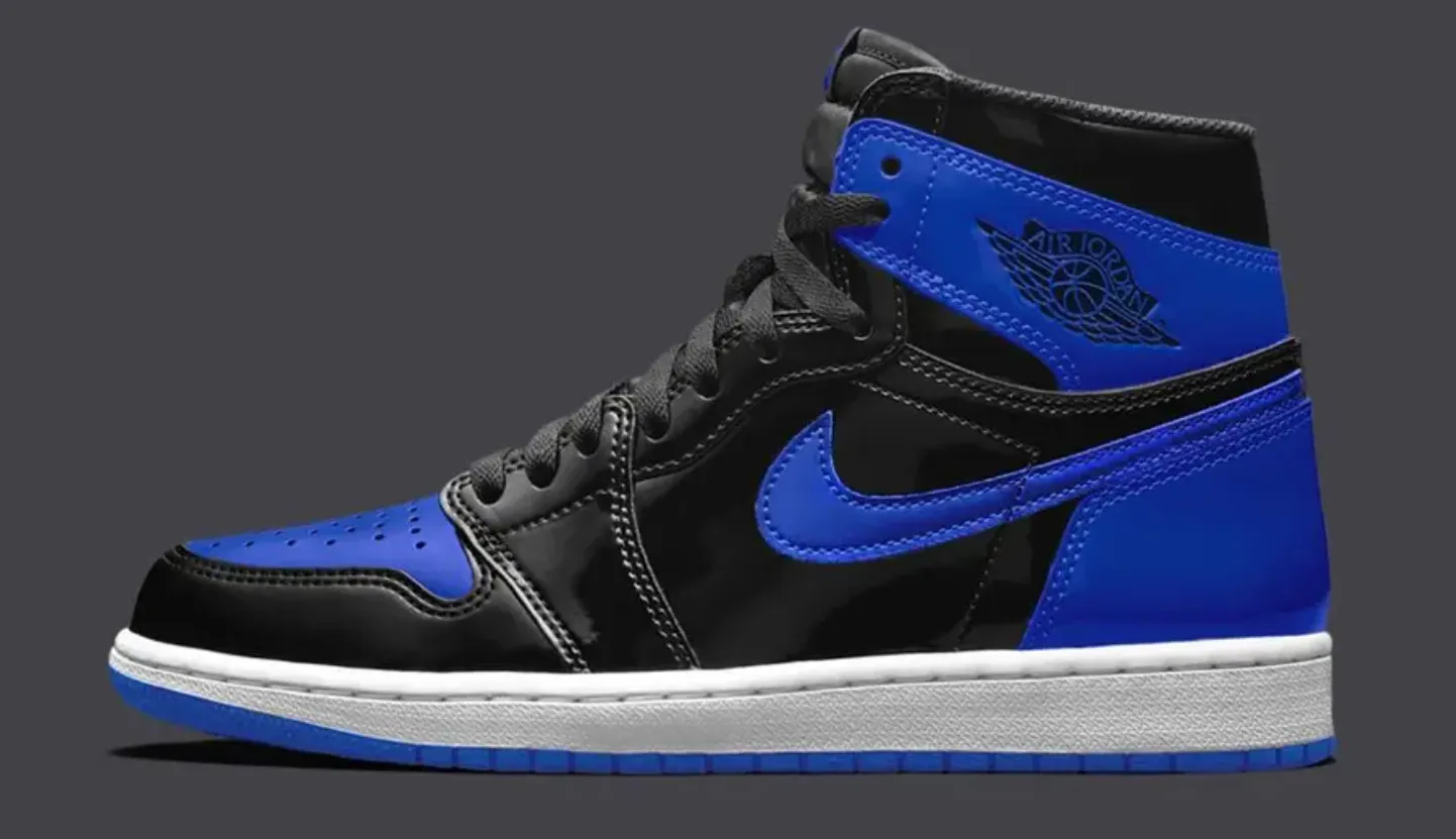 Jordan 1 High OG Patent Royal - beetsneakers