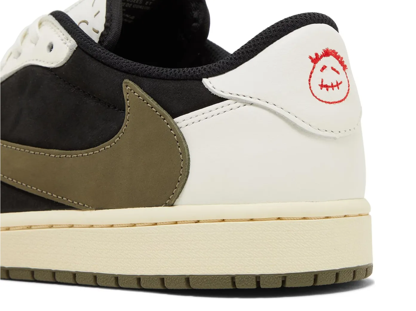 Jordan 1 Retro Low OG SP Travis Scott Olive - beetsneakers