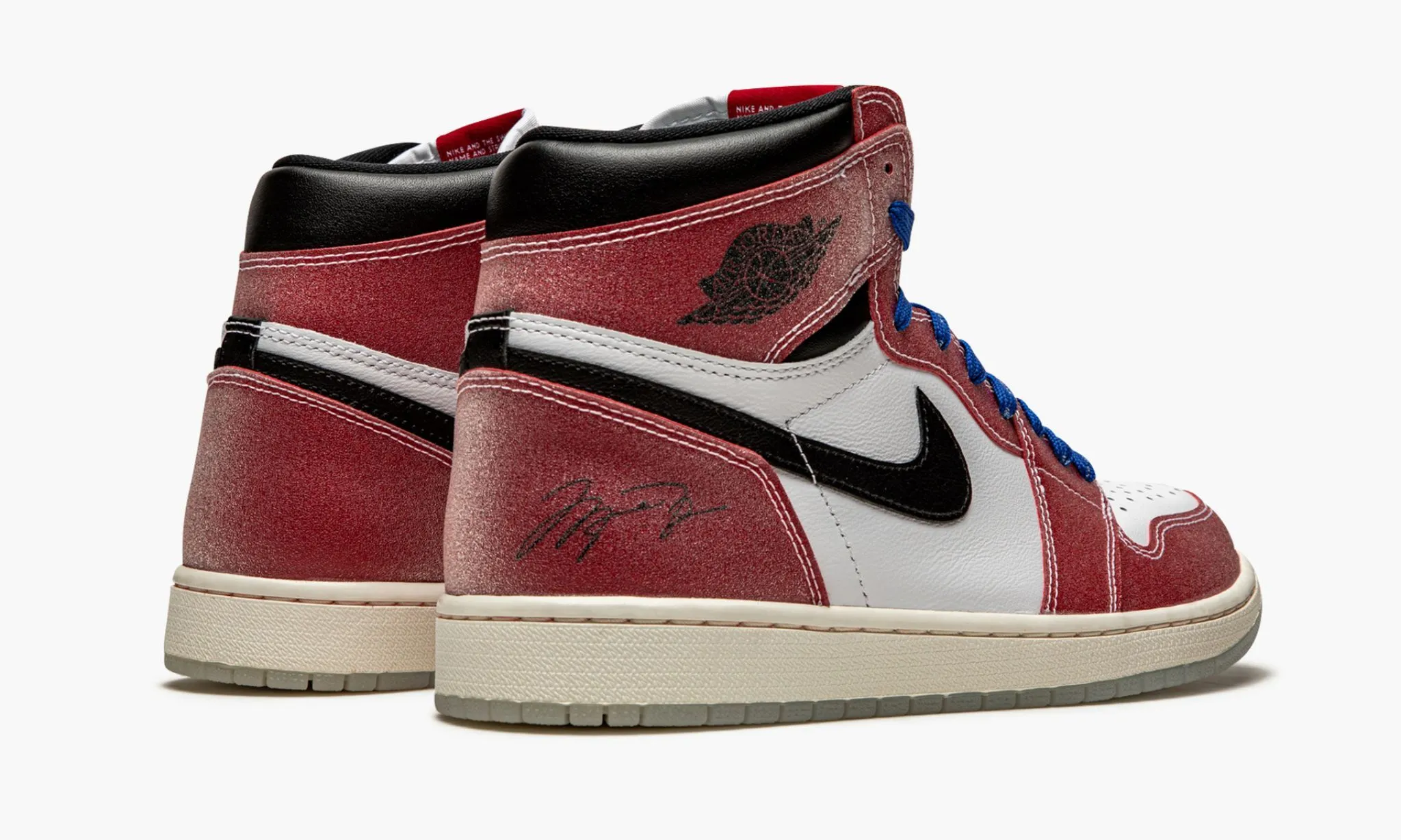 JORDAN 1 RETRO HIGH OG Trophy Room With Blue Laces - beetsneakers