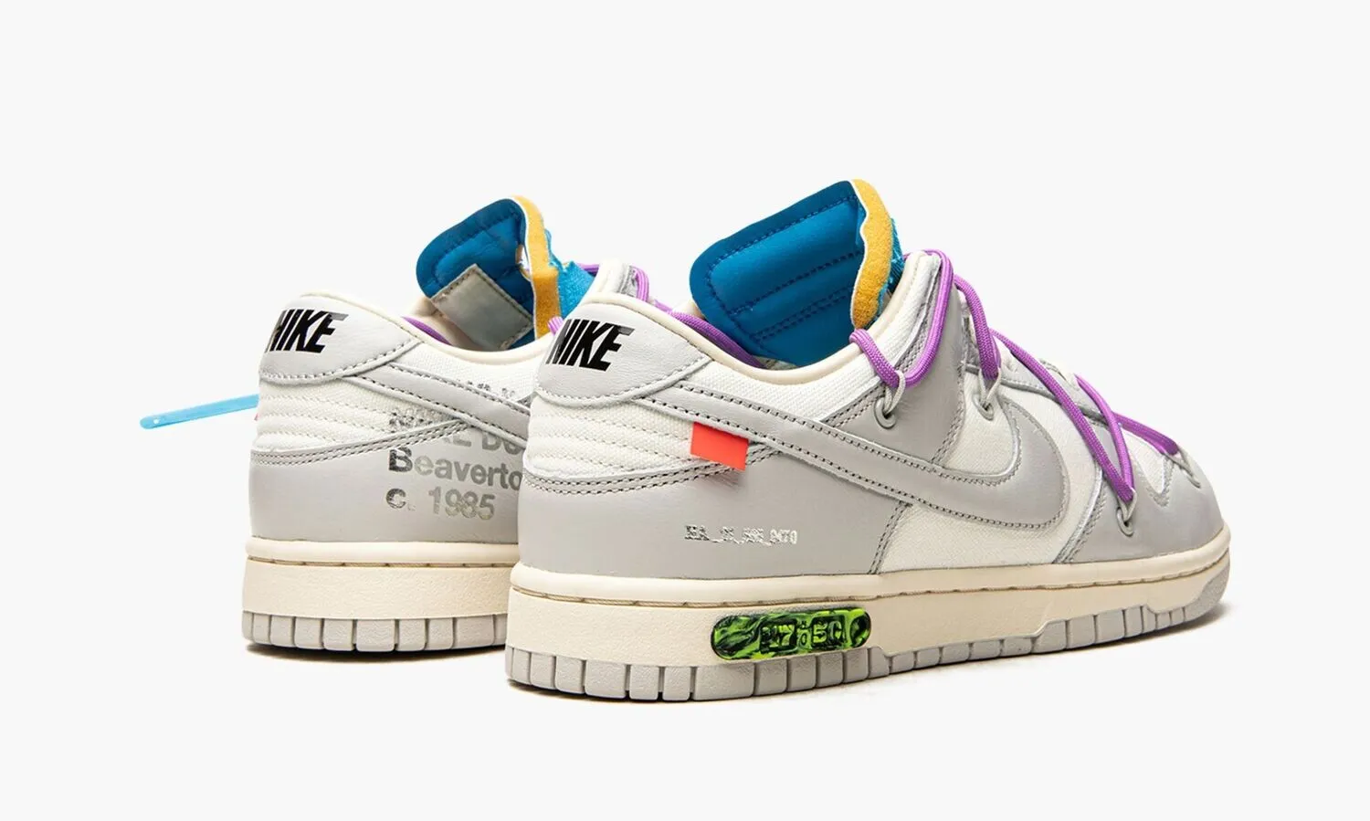 NIKE DUNK LOW Off White Lot 47 - beetsneakers