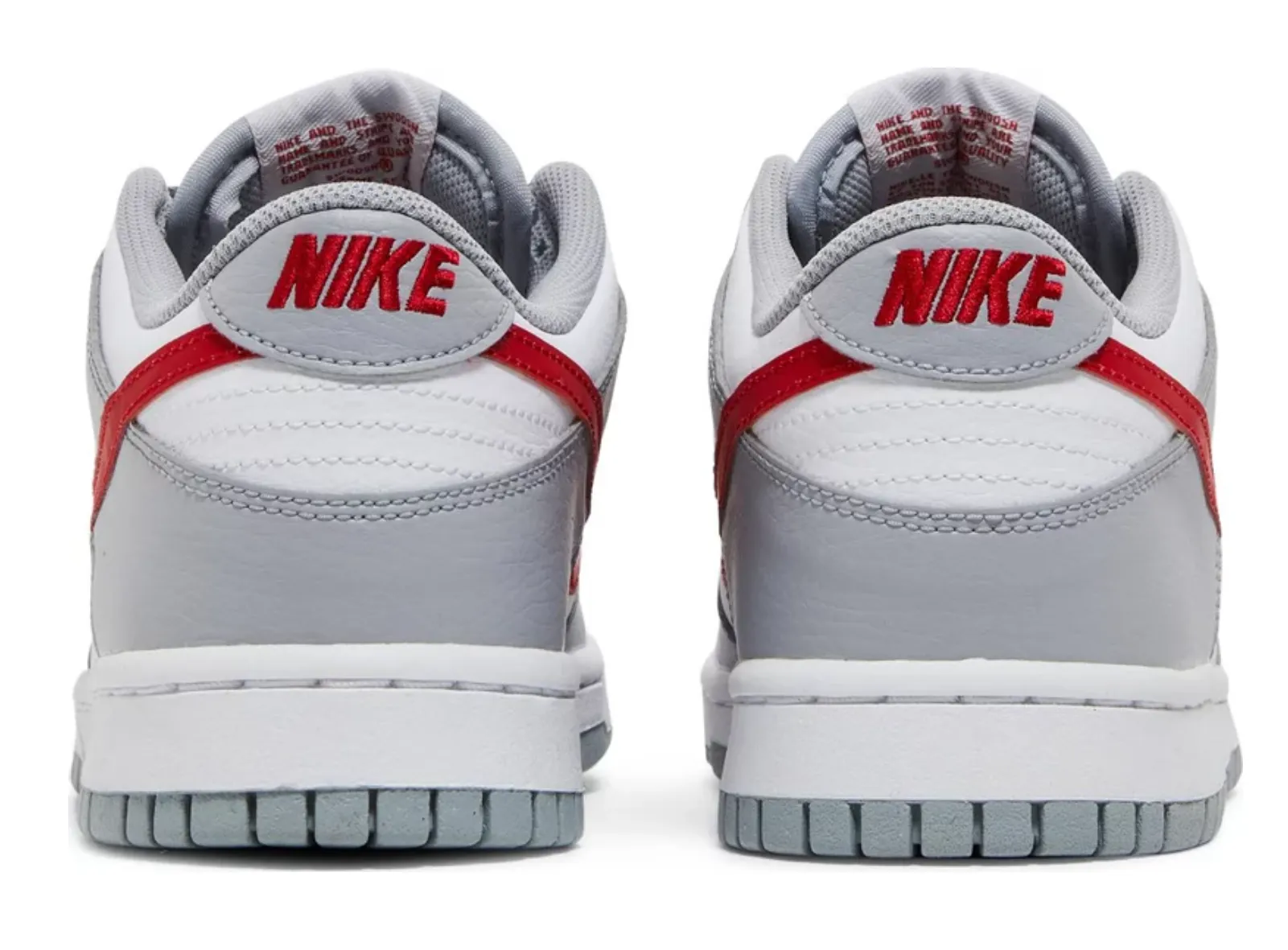 NIKE DUNK LOW GS Grey Red - beetsneakers