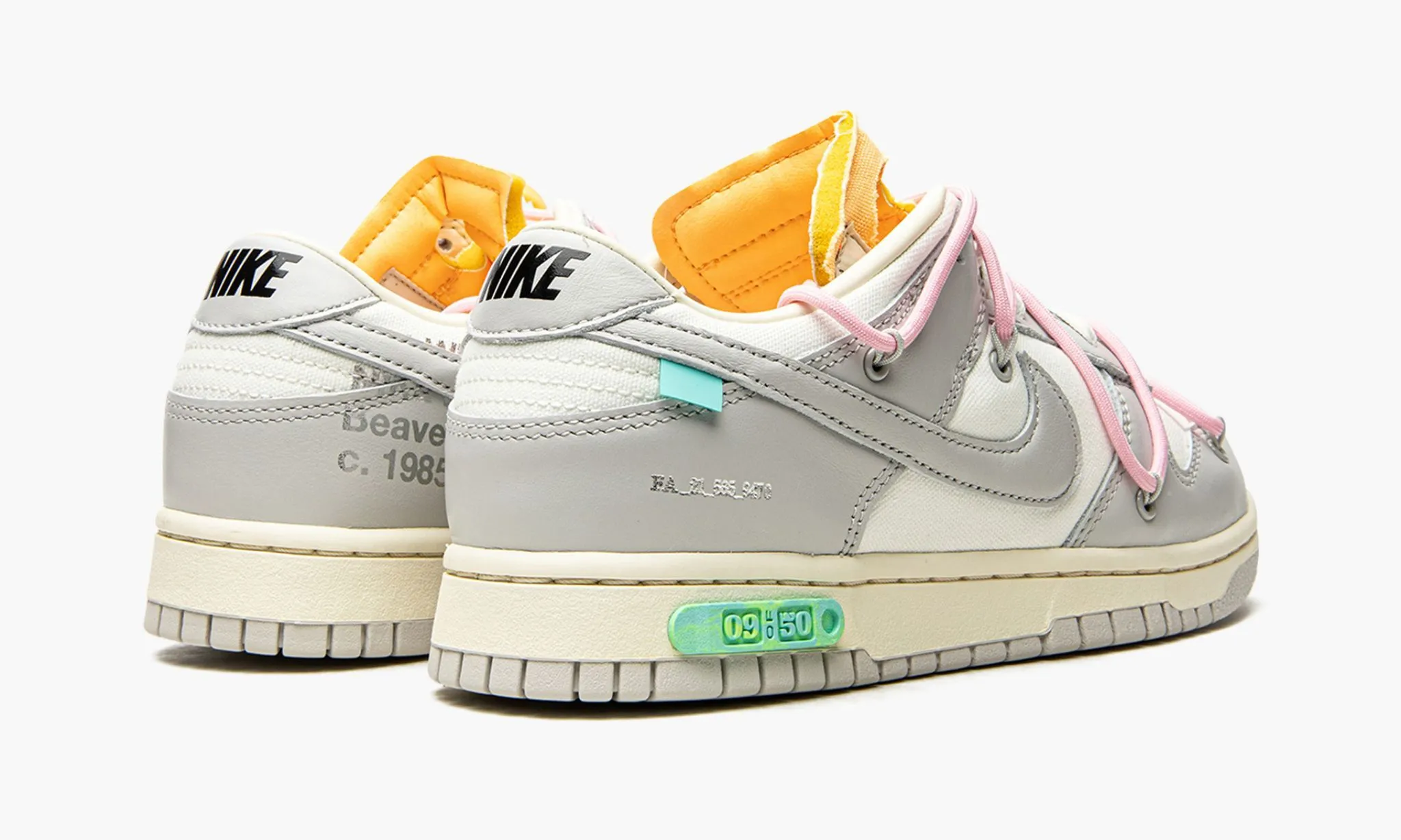 NIKE DUNK LOW OFF WHITE Lot 09 50 - beetsneakers