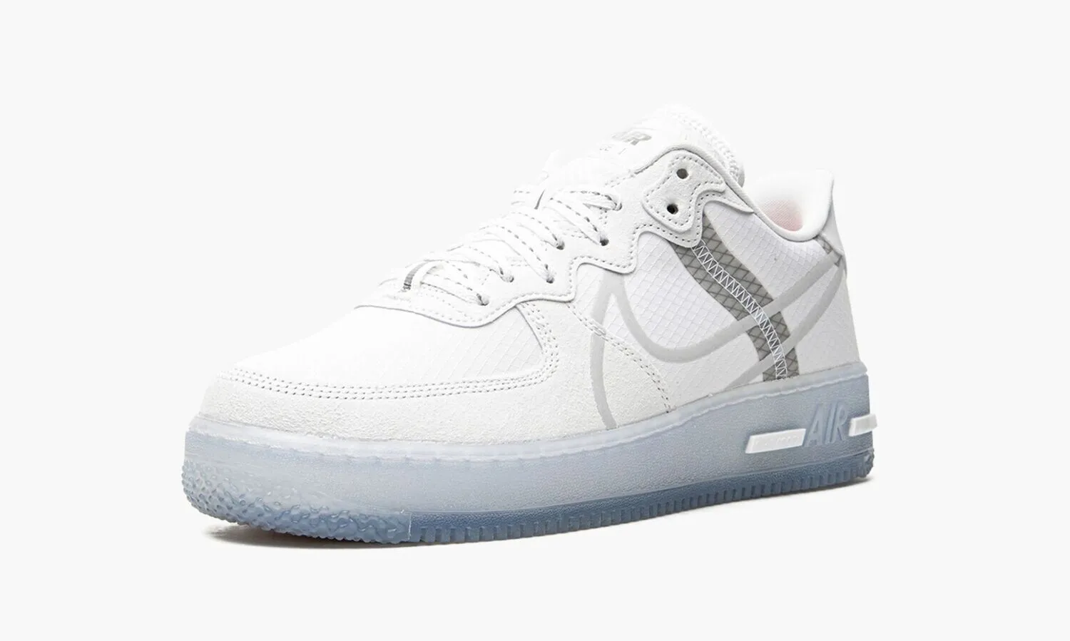 Nike AIR FORCE 1 REACT White Ice - beetsneakers