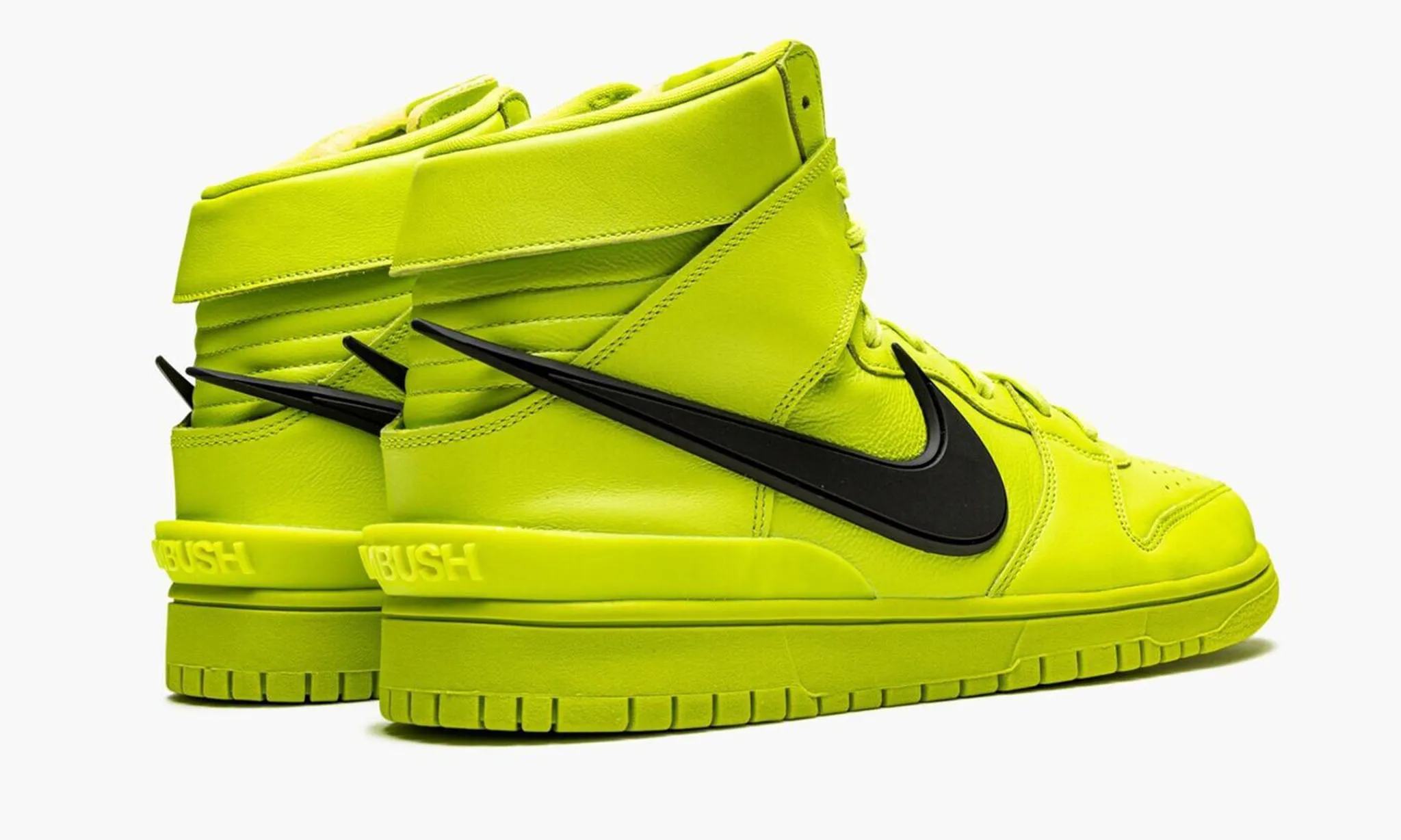 NIKE X AMBUSH DUNK HIGH ATOMIC GREEN SNEAKERS - beetsneakers