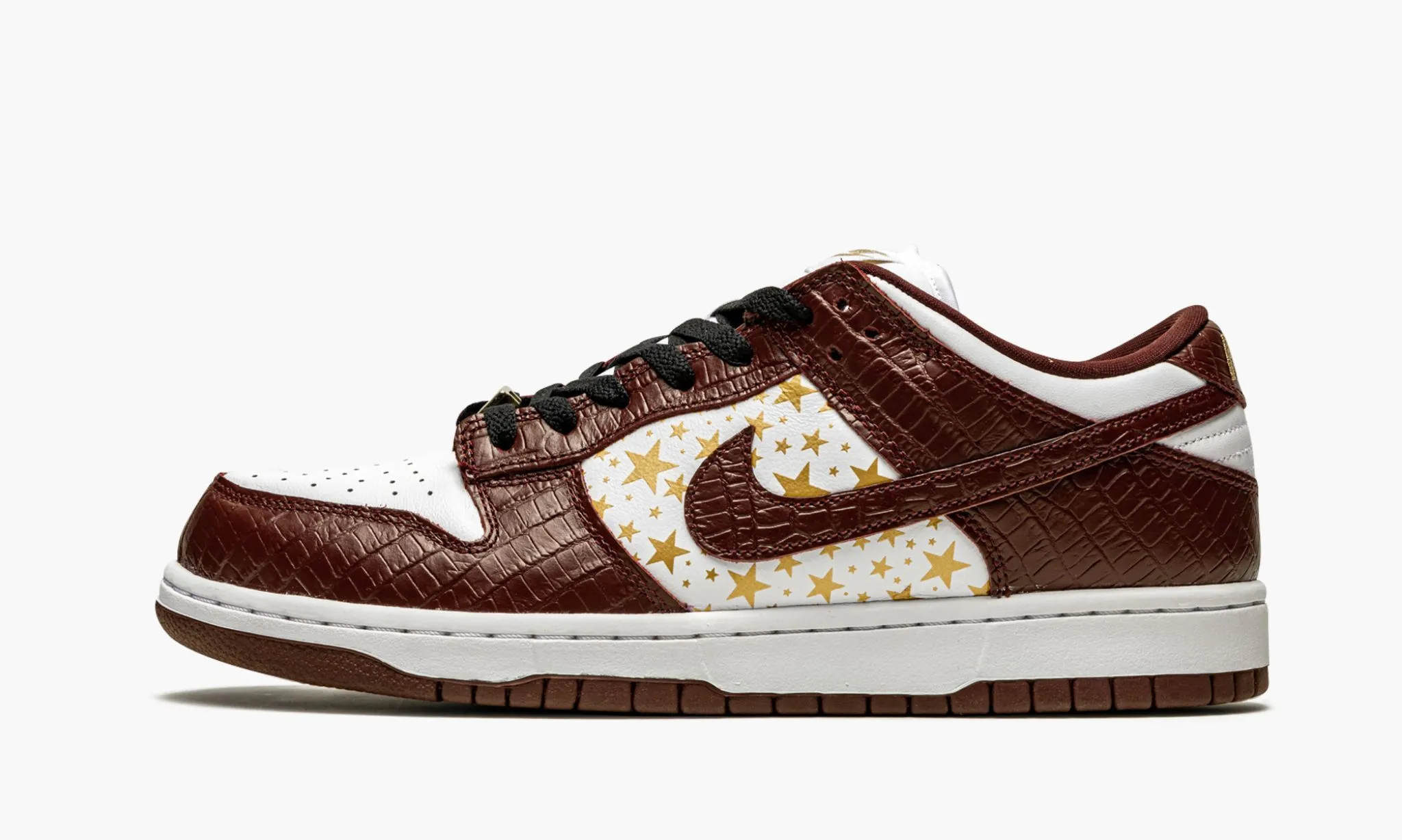 NIKE SB DUNK LOW Supreme Stars Barkroot Brown - beetsneakers