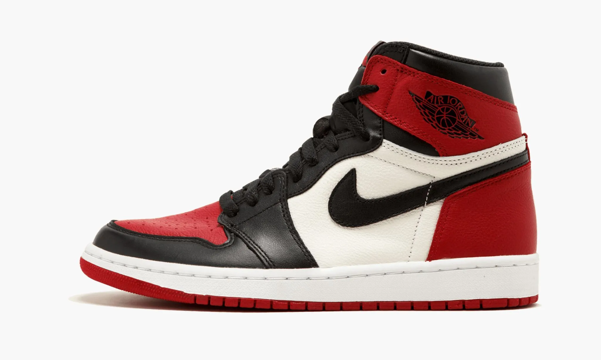 JORDAN 1 RETRO HIGH Bred Toe - beetsneakers